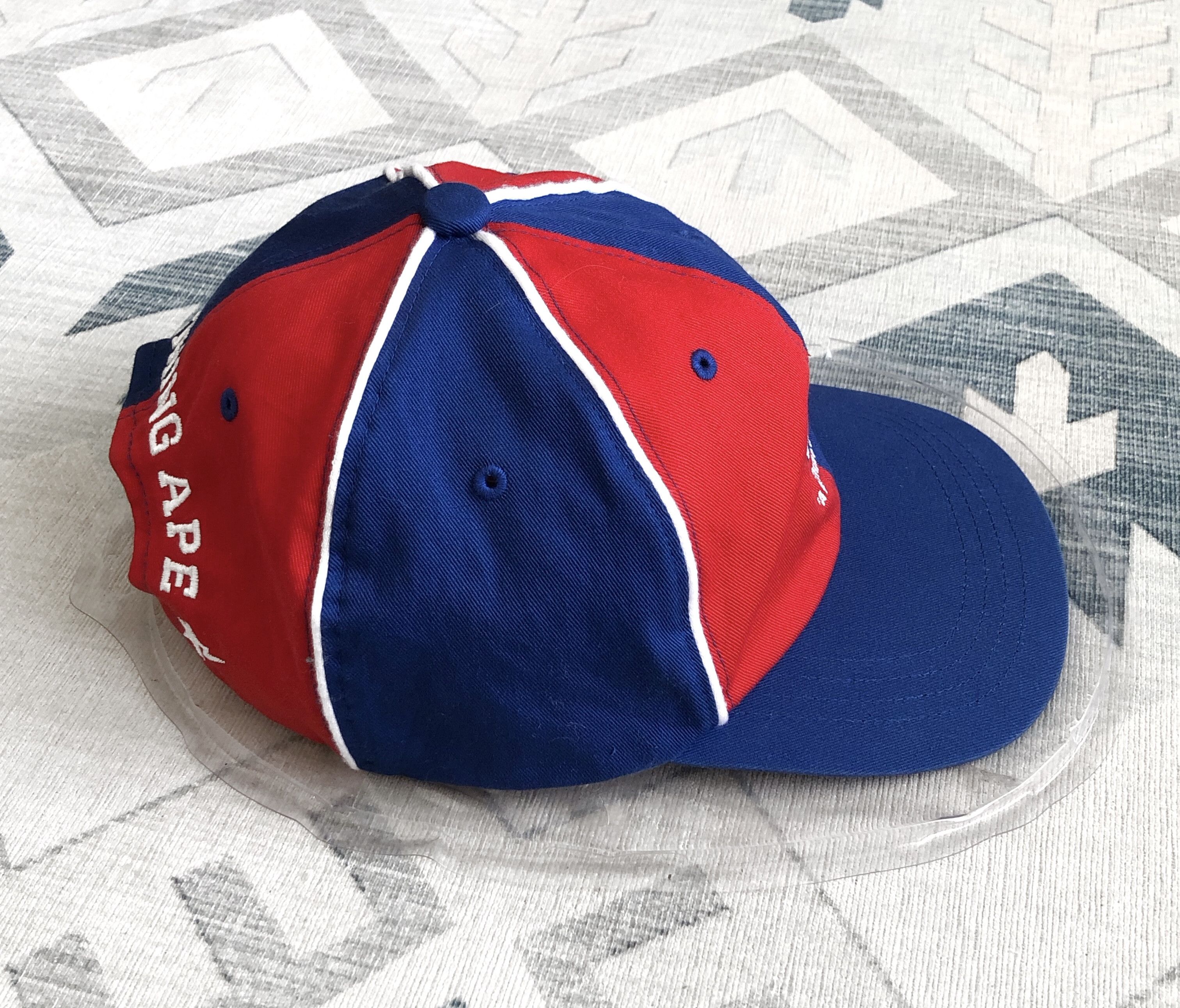 Bape RARE🔥SS17 BAPE PARIS STORE TRICOLOR PANEL HAT Size ONE SIZE - 5 Thumbnail
