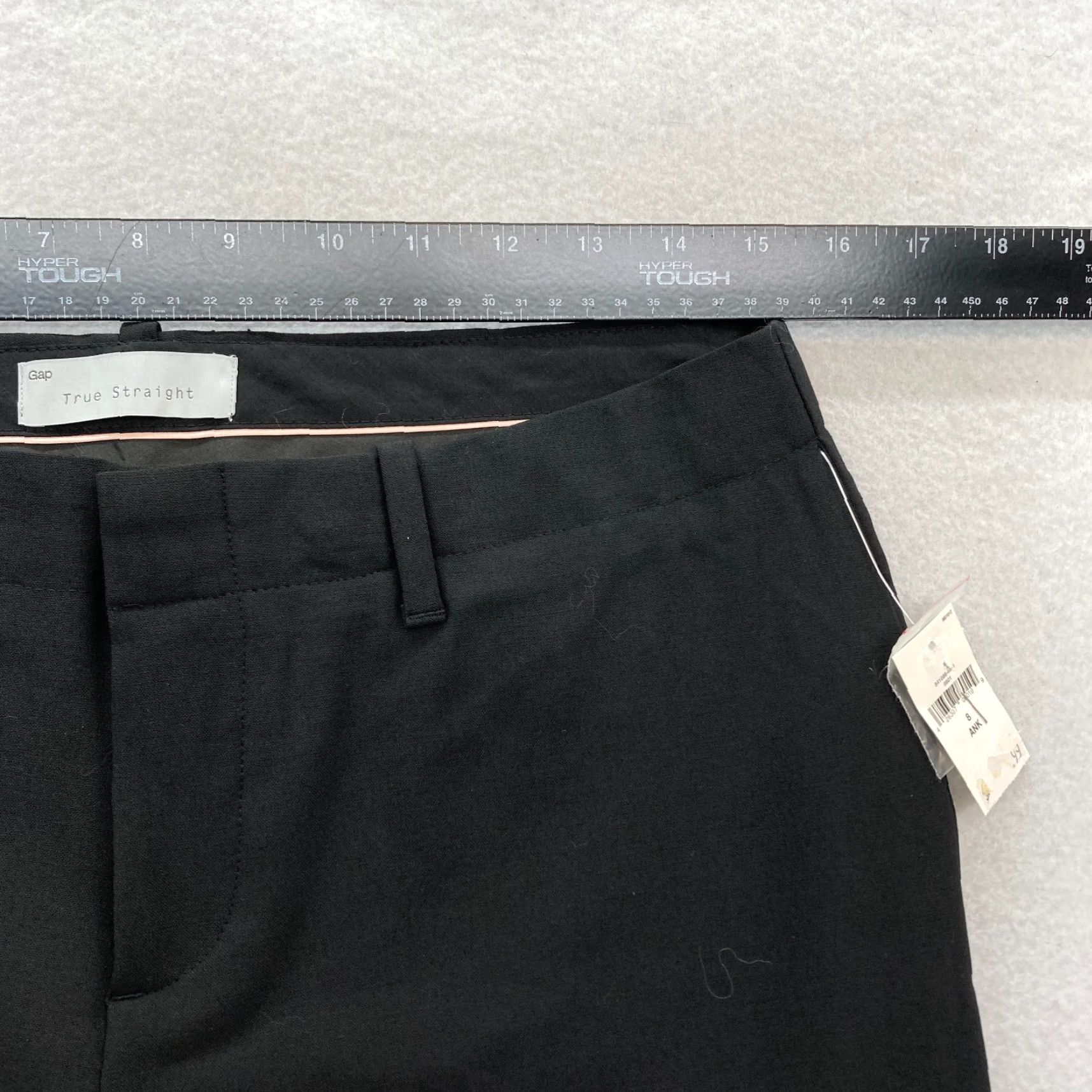 Gap Gap True Straight Dress Pants Women's 8 Black Stretch Career Casual Mid Rise NWT Pants Size 30" / US 8 / IT 44 - 7 Thumbnail