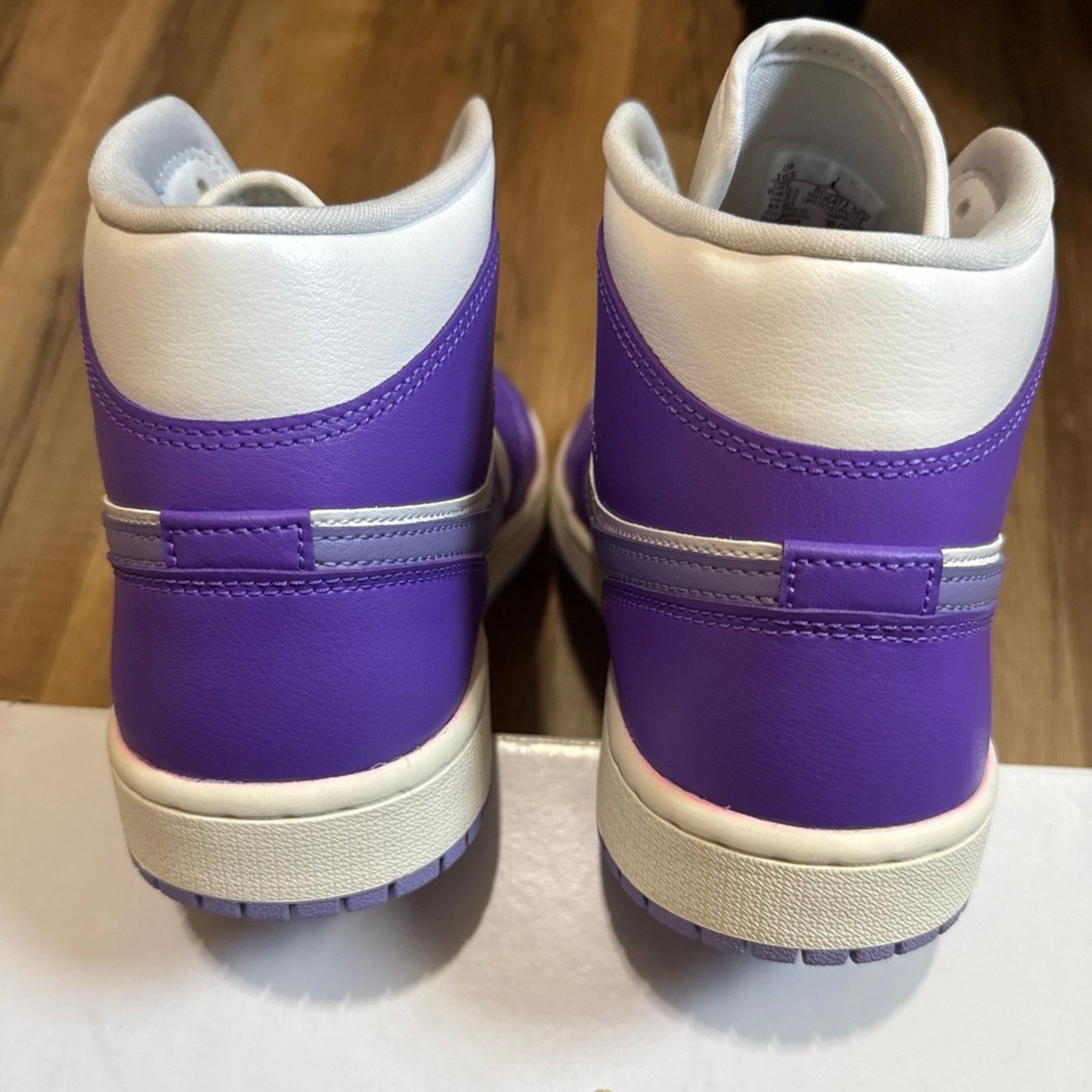 Jordan Brand Jordan 1 Mid Action Grape Light Purple Size US 9 / EU 42 - 5 Thumbnail