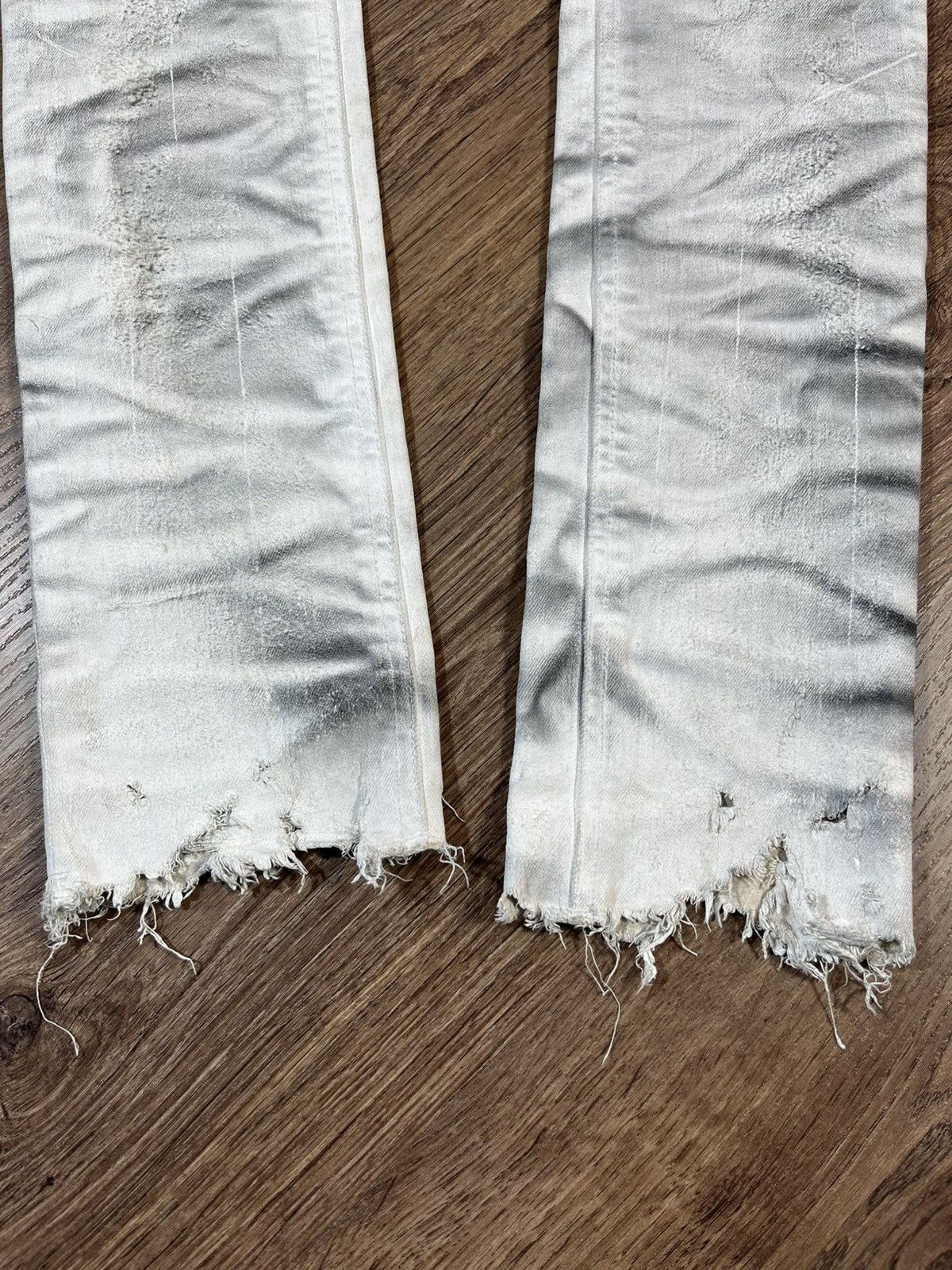Fagassent Toshiki Aoki 💎FAGASSENT DISTRESSED PANTS Size 27" / US 4 / IT 40 - 4 Thumbnail