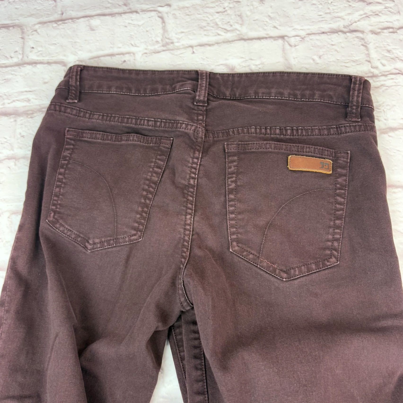 Vintage Joes Jeans Visionaire Skinny Jeans Womens 28 Dark Purple Mid Rise Stretch Denim Size 28" / US 6 / IT 42 - 7 Thumbnail