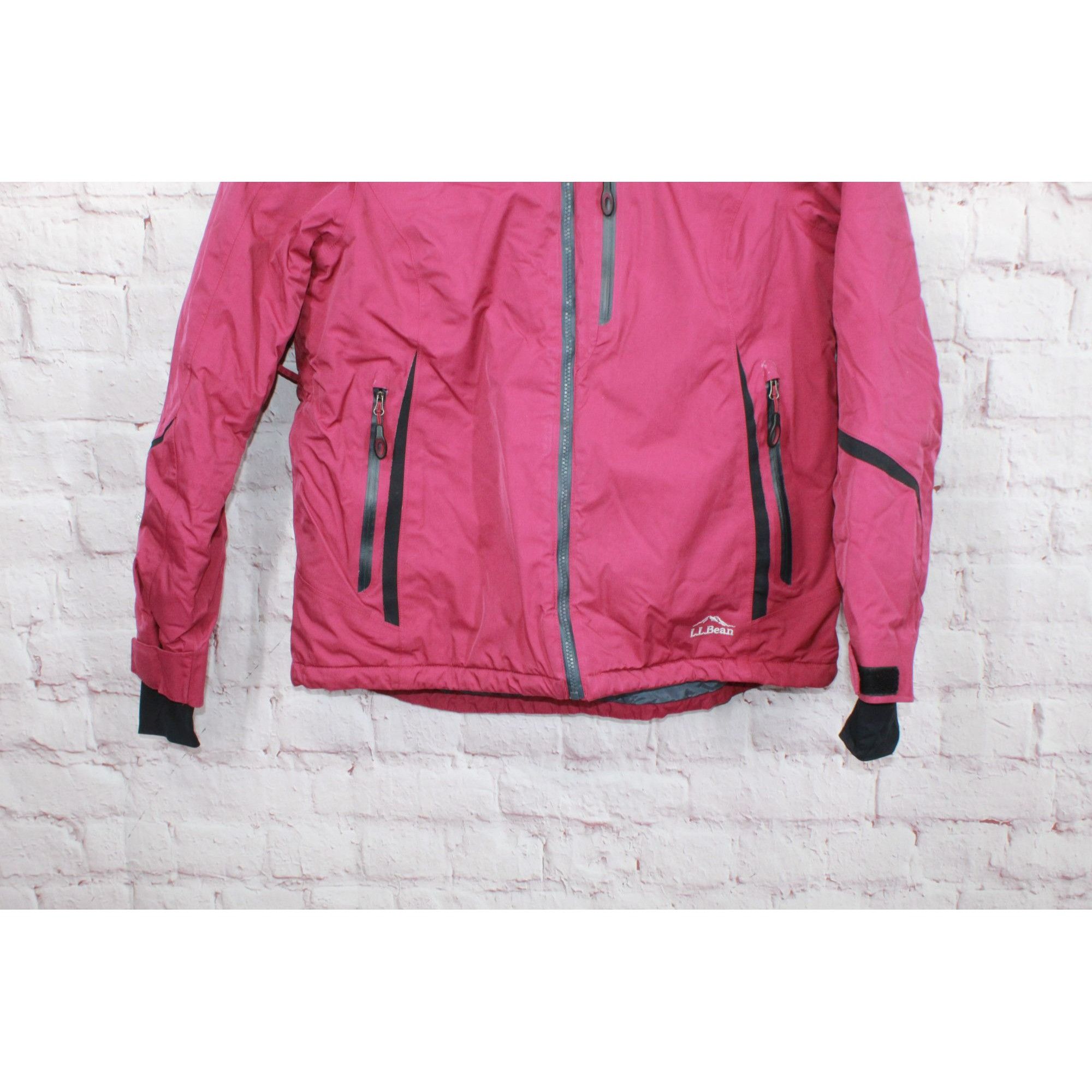 L.L. Bean LL Bean Women's Pink Nylon Insulated Ski Jacket Size XL / US 12-14 / IT 48-50 - 3 Thumbnail