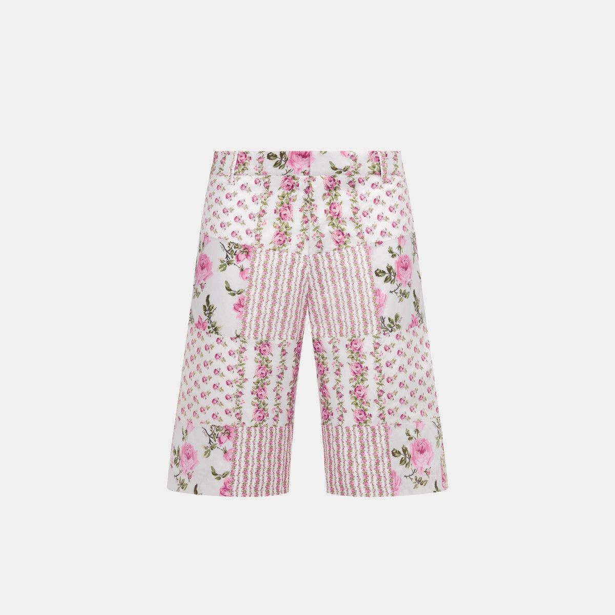 o1bcso1str0324 Shorts in White Poplin