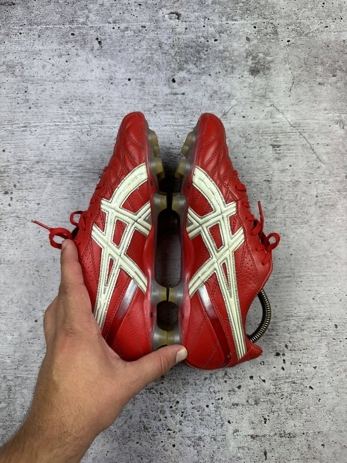 Asics Vintage Asics GS Light 4 Leather Soccer Shoes Size US 7.5 / EU 40-41 - 6 Thumbnail
