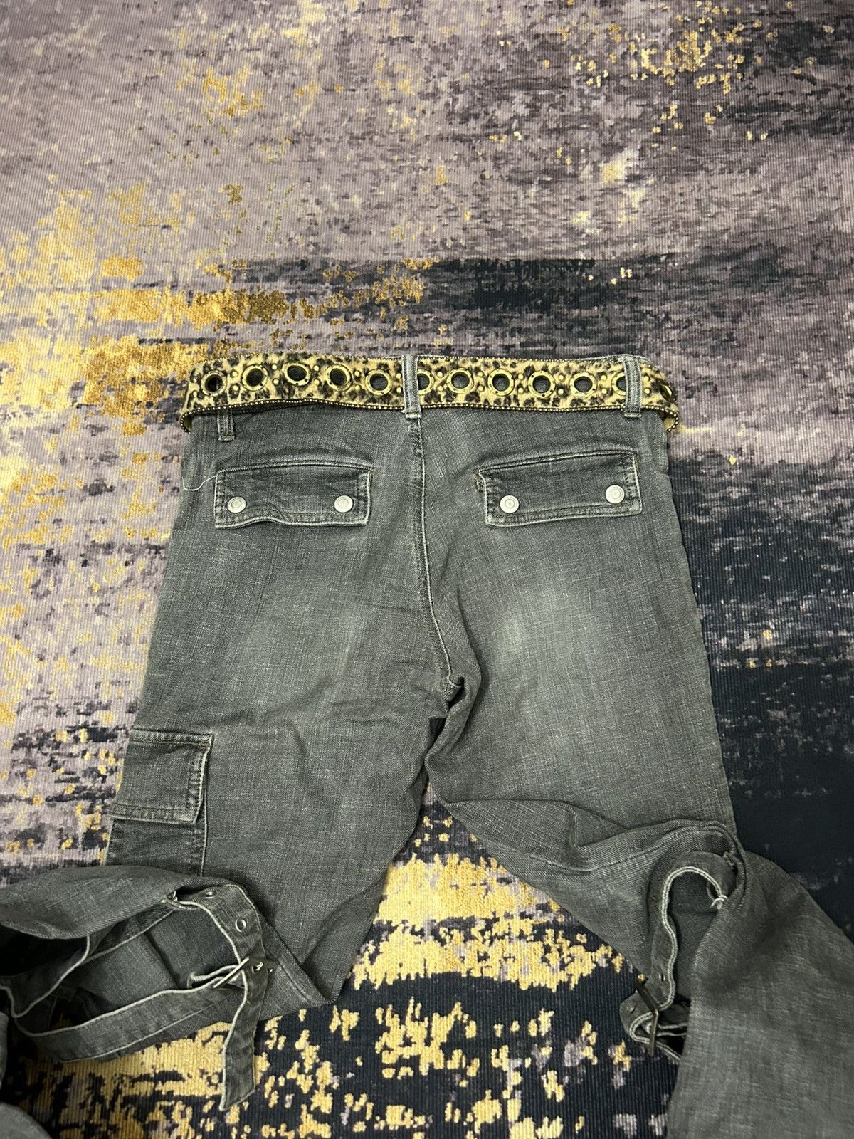 Tete Homme Japanese Bondage Cargo Flare Jeans Size US 30 / EU 46 - 11 Thumbnail