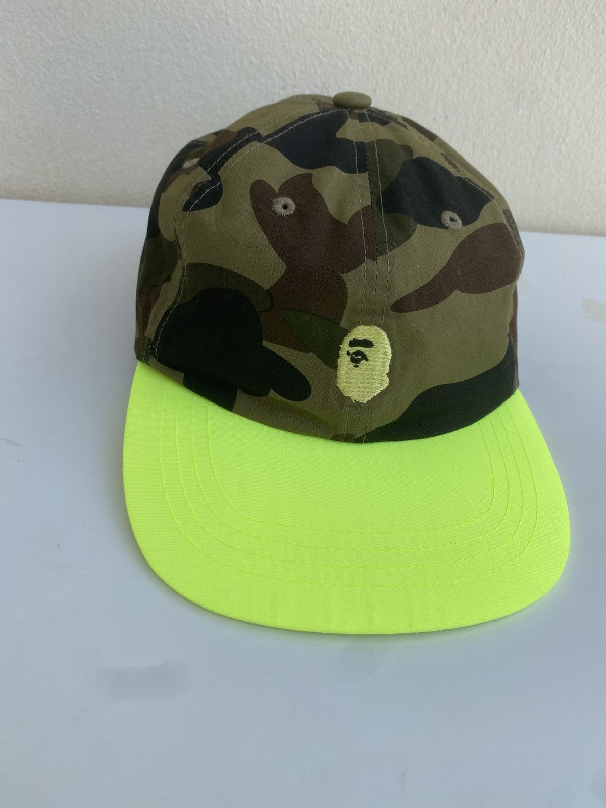 Bape Rare Bape 1st Camo Panel Green Cap/Hat Size ONE SIZE - 6 Thumbnail