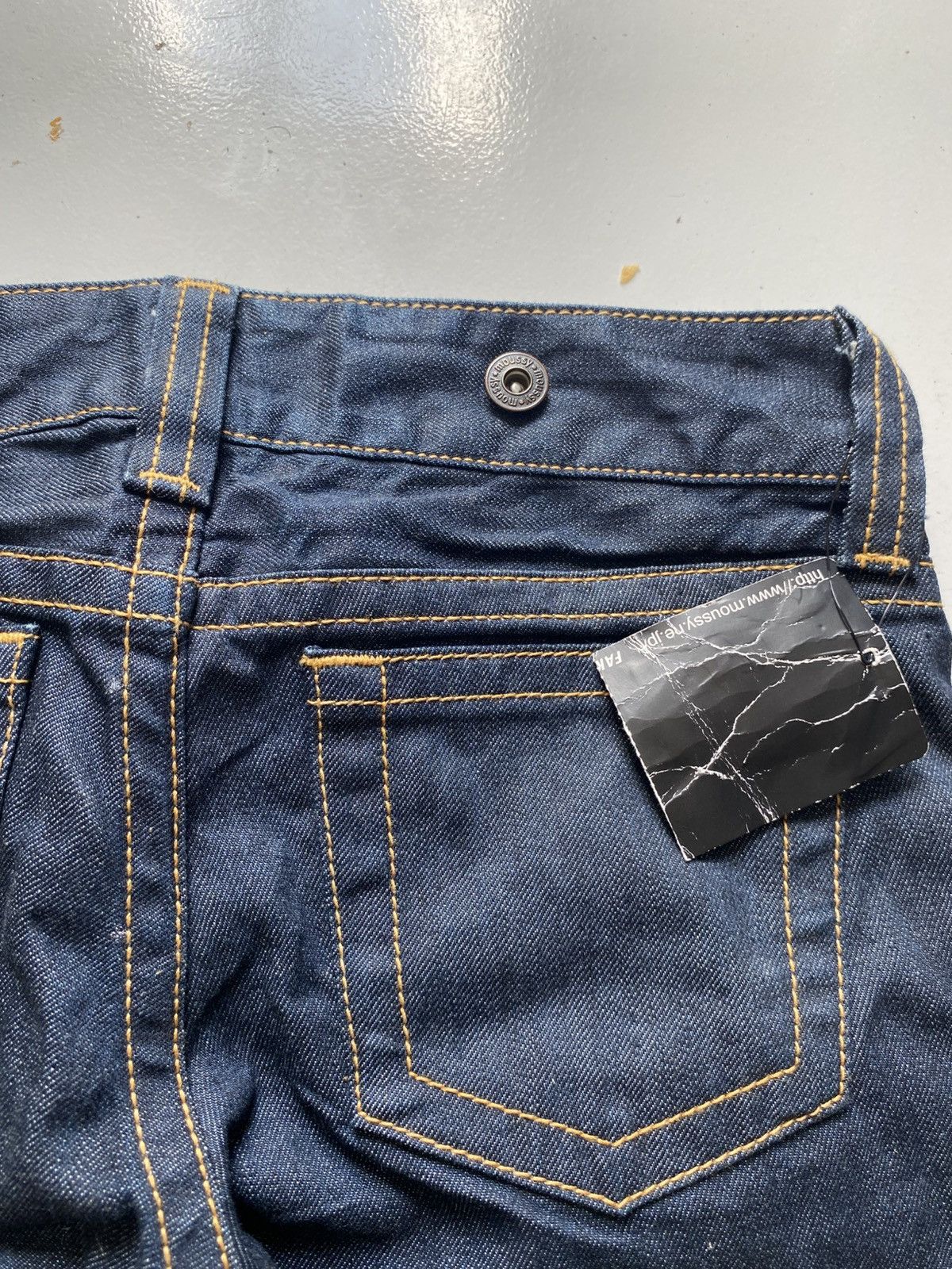 If Six Was Nine × Le Grande Bleu (L.G.B.) × MOUSSY 2000s Moussy flare indigo denim jeans Size US 28 / EU 44 - 6 Thumbnail
