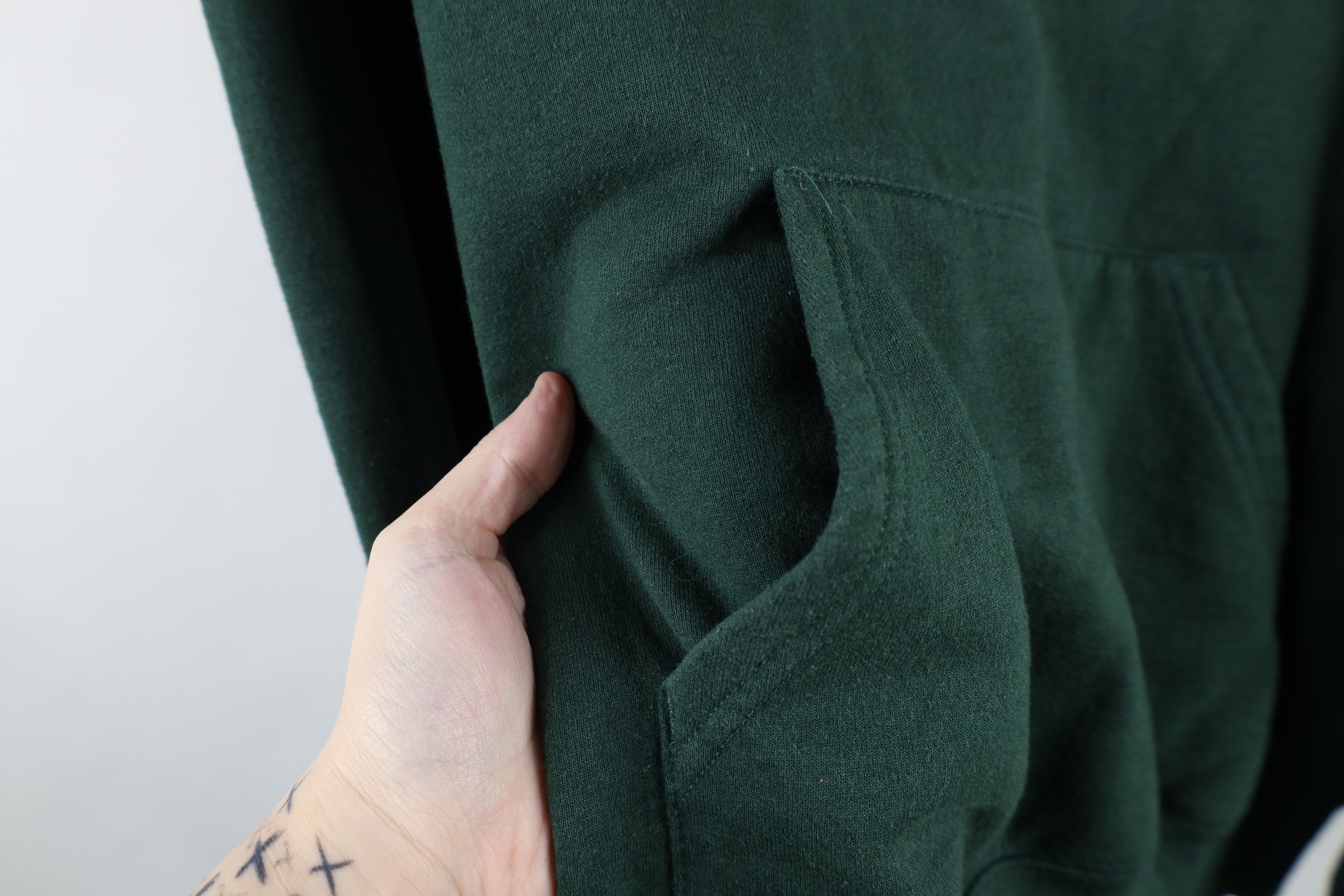 Champion × Vintage Vintage Champion Spell Script Tiffin University Hoodie Green Size US M / EU 48-50 / 2 - 6 Thumbnail