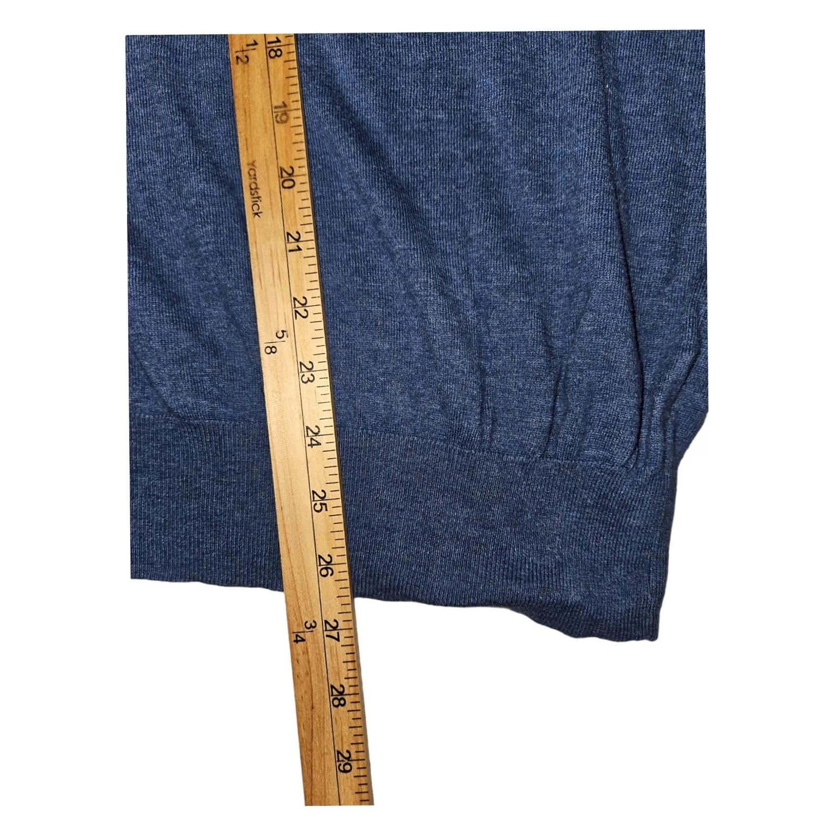 Polo Ralph Lauren VINTAGE Polo Ralph Lauren Sweater Men 2XL Blue V-Neck Pullover Long Sleeve Cotton Logo Embroidered 90s Classic Preppy Size US XXL / EU 58 / 5 - 4 Thumbnail