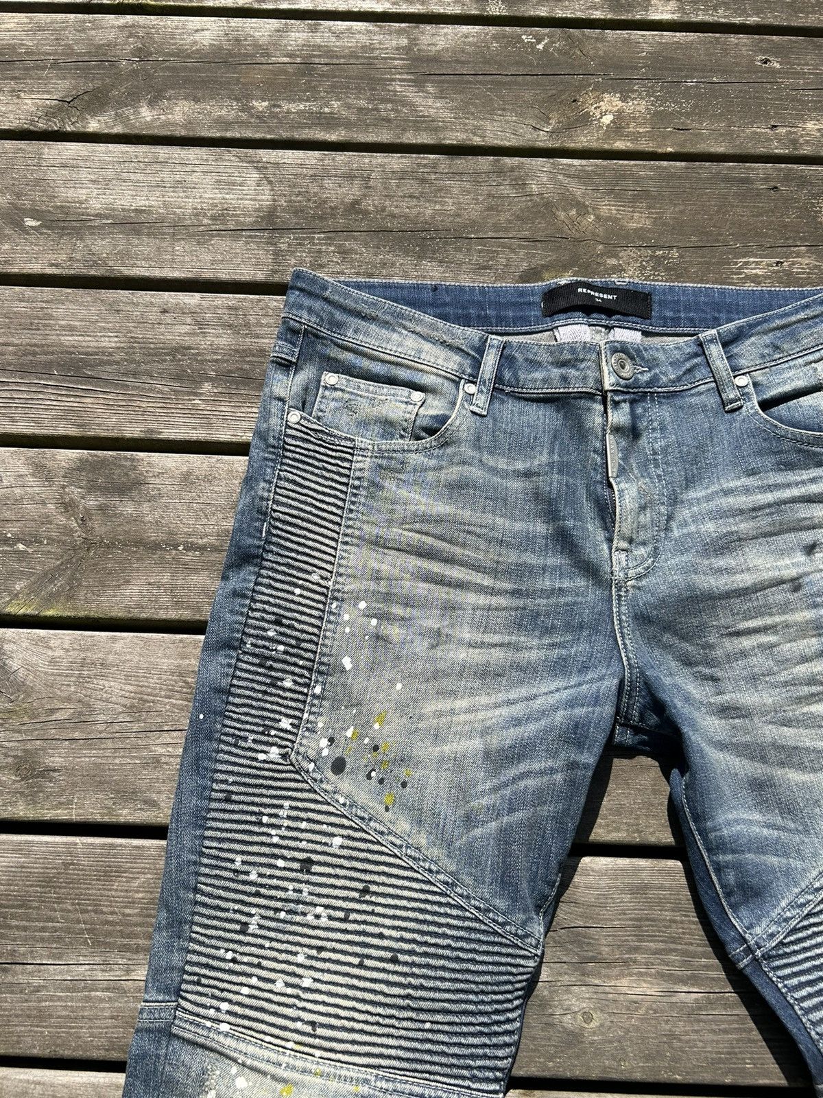 Represent Clo. Represent Slim Tapered Jeans Size US 34 / EU 50 - 3 Thumbnail