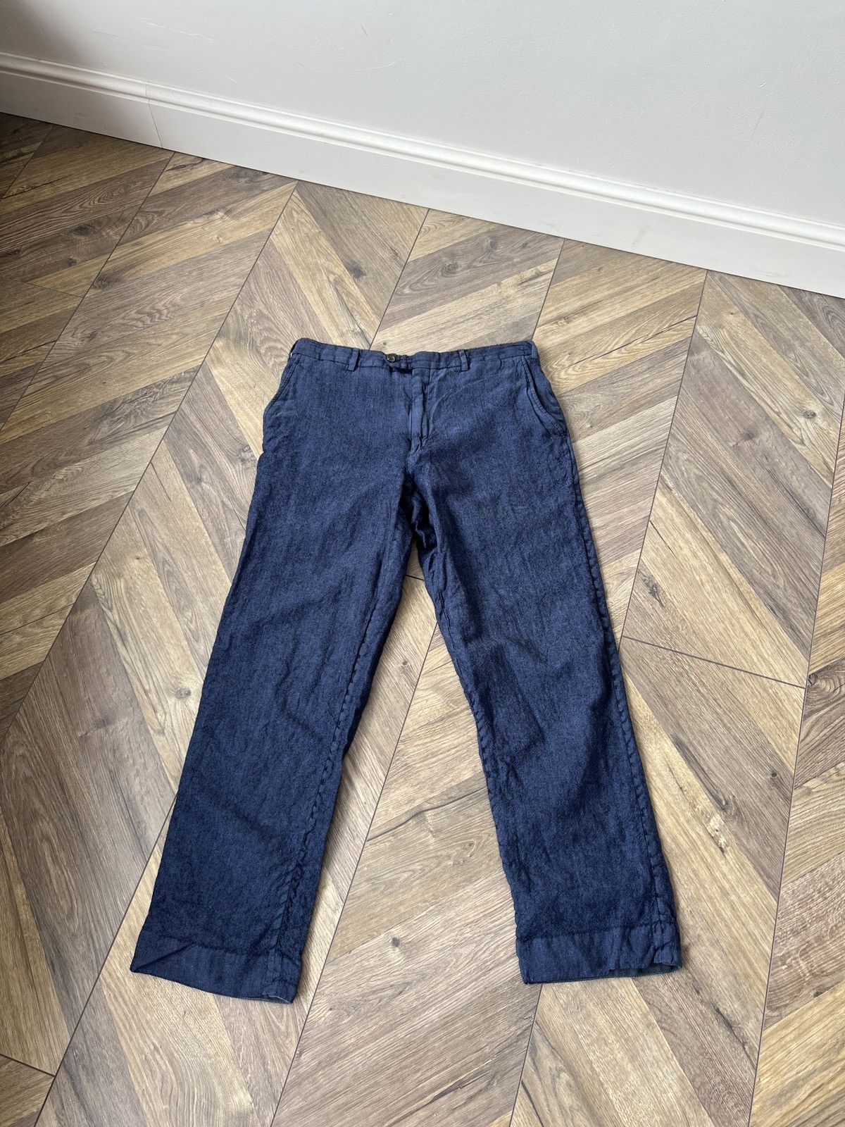 Pal Zileri Vintage Pal Zileri Classic Wool Linen Pants Size US 32 / EU 48 - 1 Thumbnail