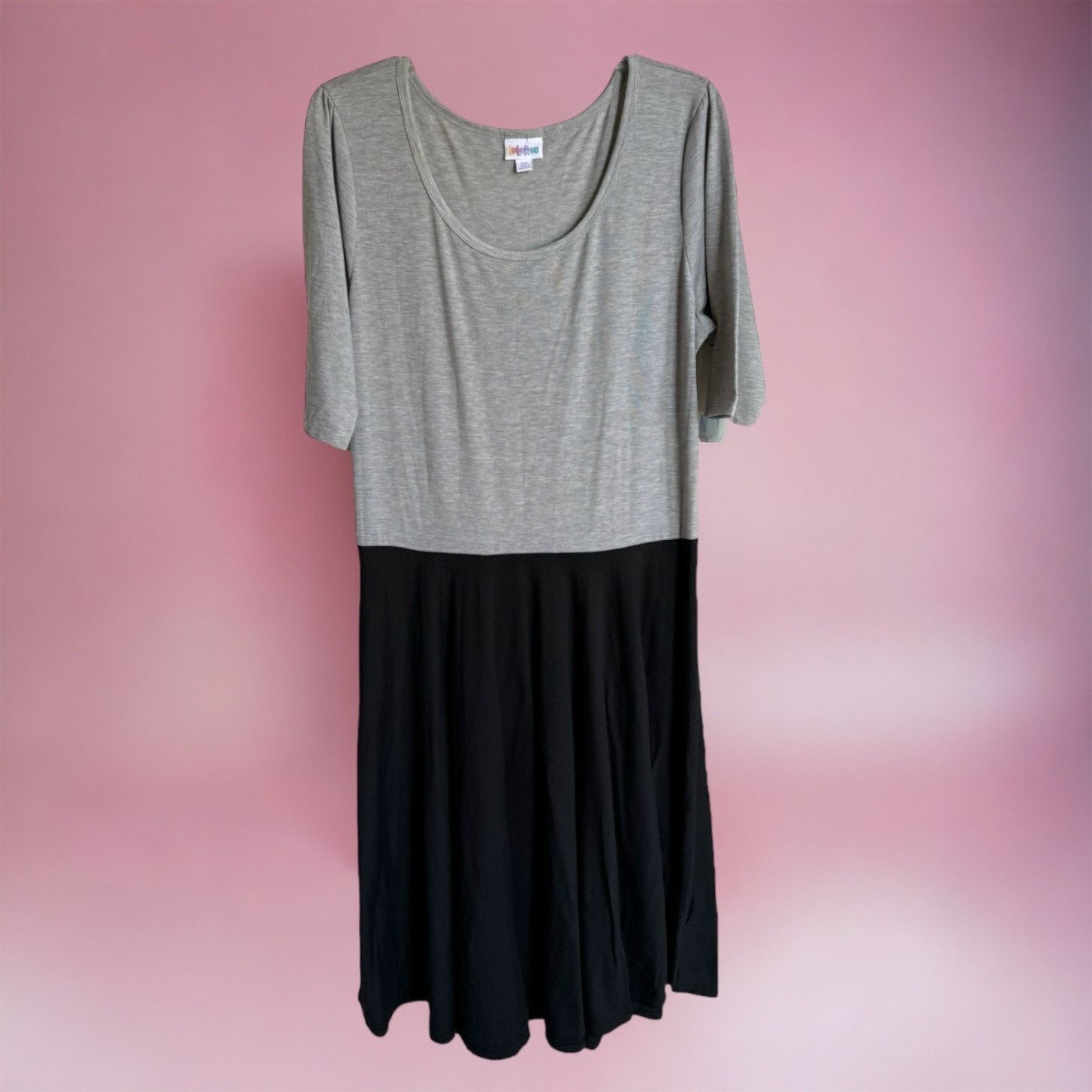 lularoe grey dress LuLaRoe Julia Bodycon Dress L (12-14) main image 1