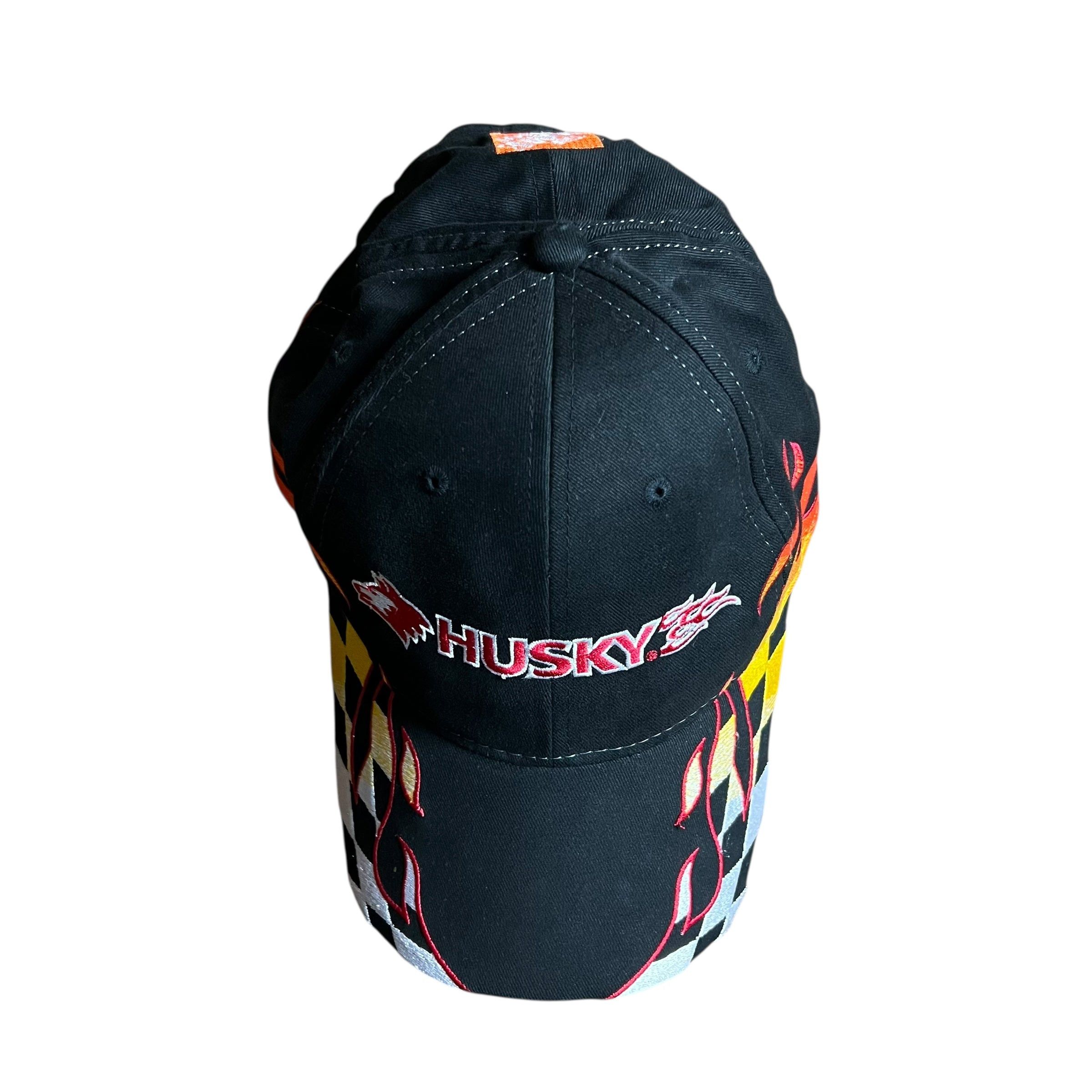 Vintage Husky Tools Flame Racing Cap - OS Size ONE SIZE - 2 Thumbnail