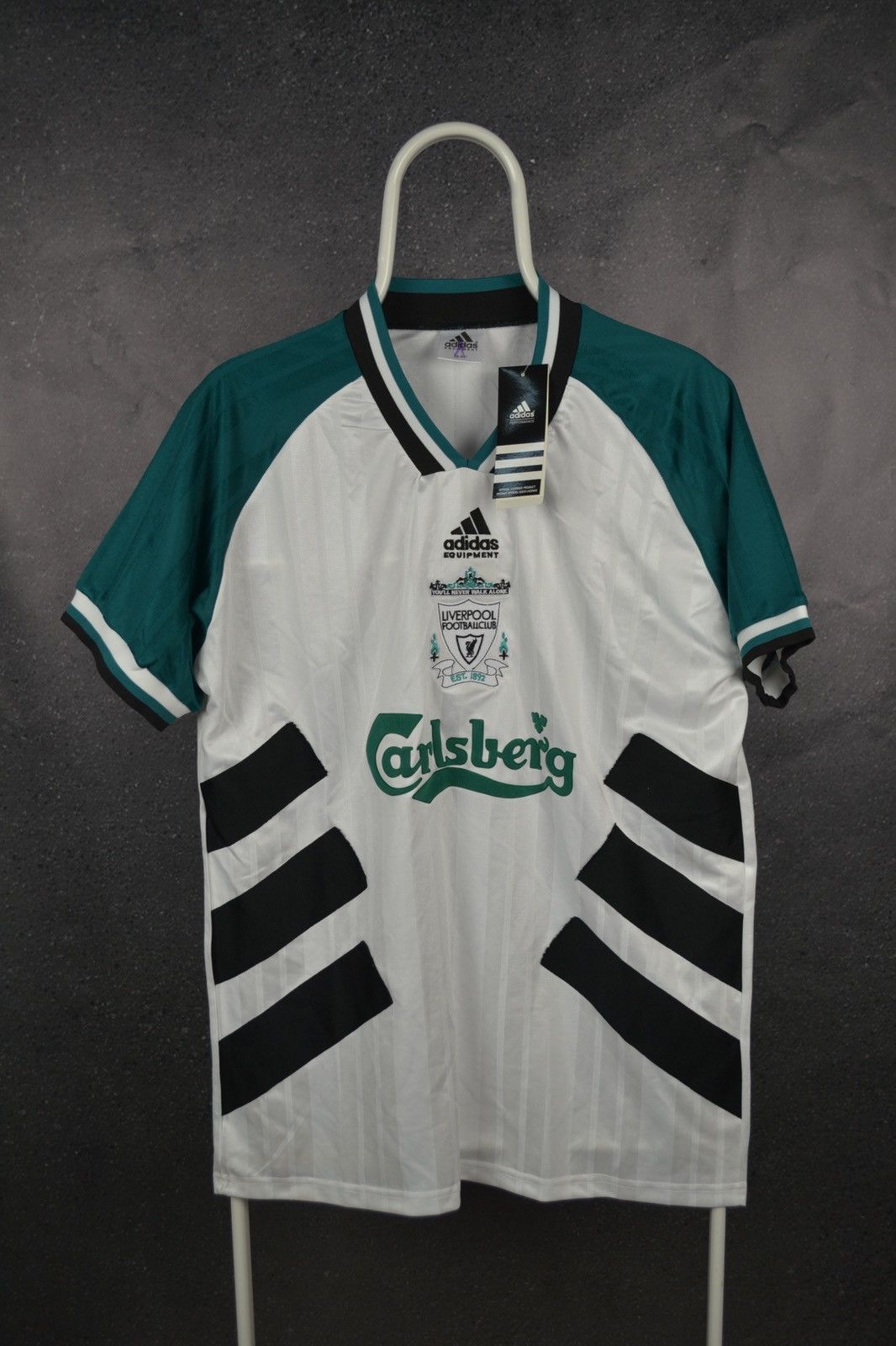 Vintage Liverpool 1993 1994 away adidas soccer jersey