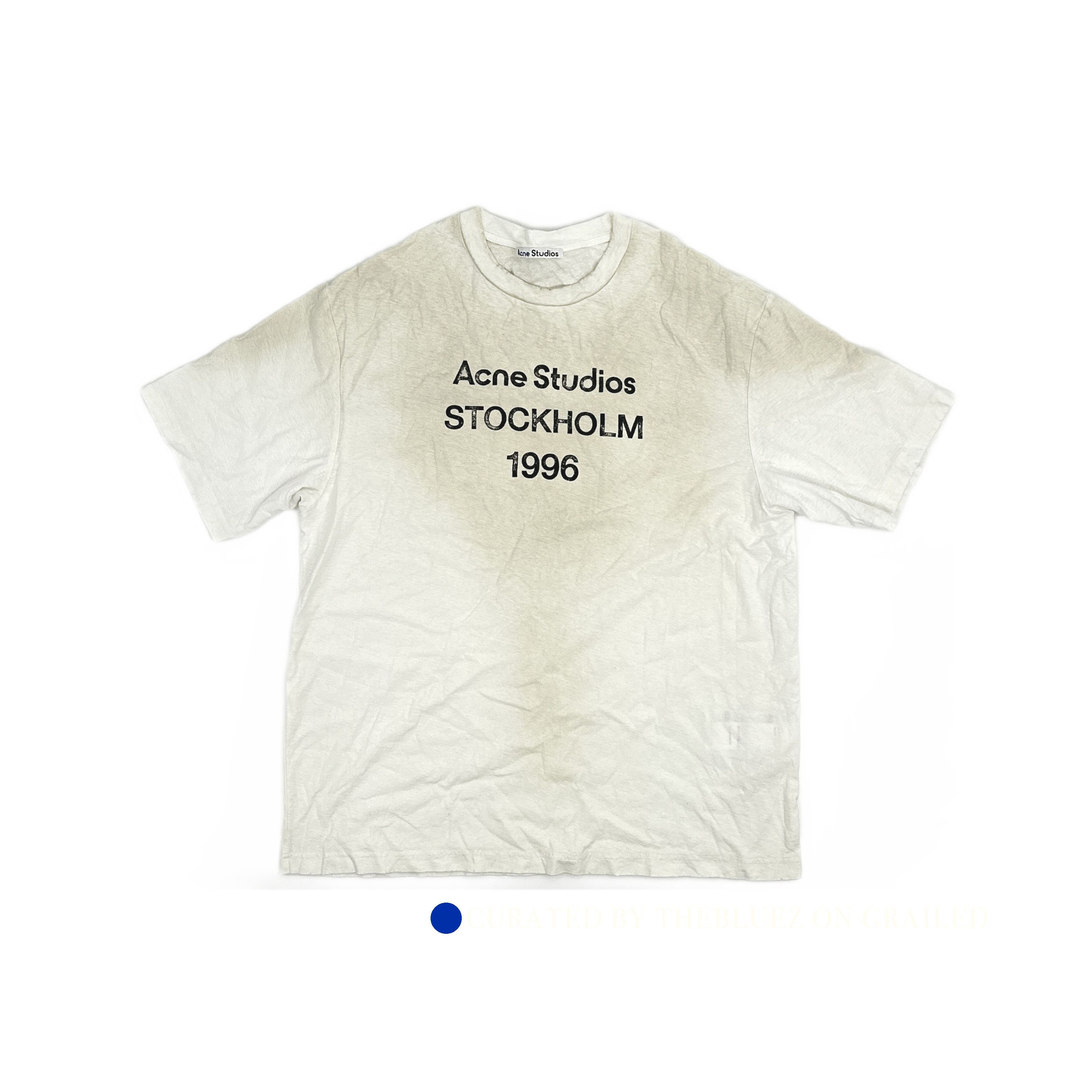 Acne Studios Clean White Logo T-Shirt in Size Large Size US L / EU 52-54 / 3 - 1 Thumbnail