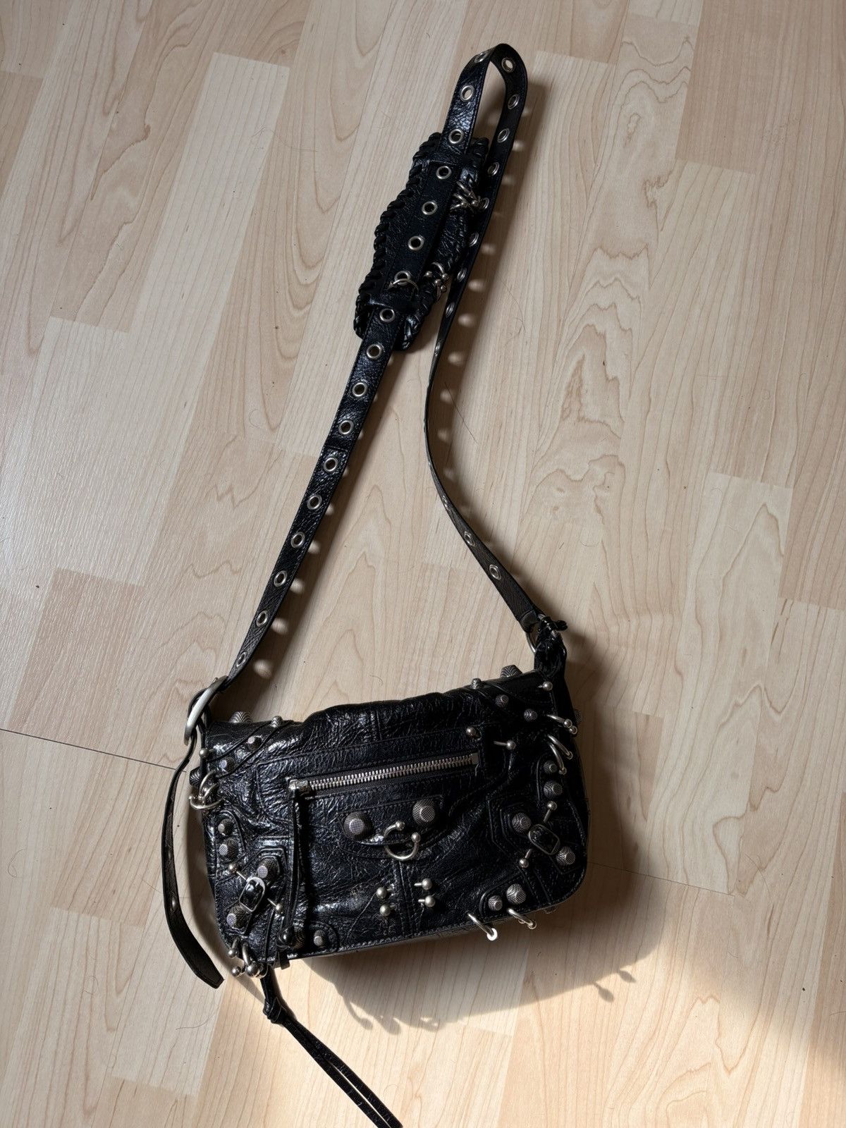 Balenciaga pierced bag