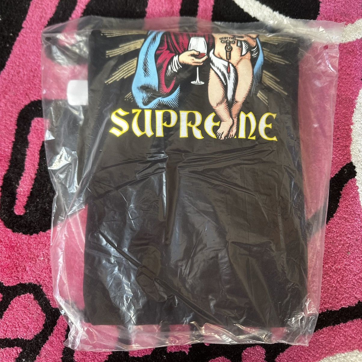 Supreme Supreme Blood Tee Black Sean Cliver Size US XXL / EU 58 / 5 - 5 Thumbnail