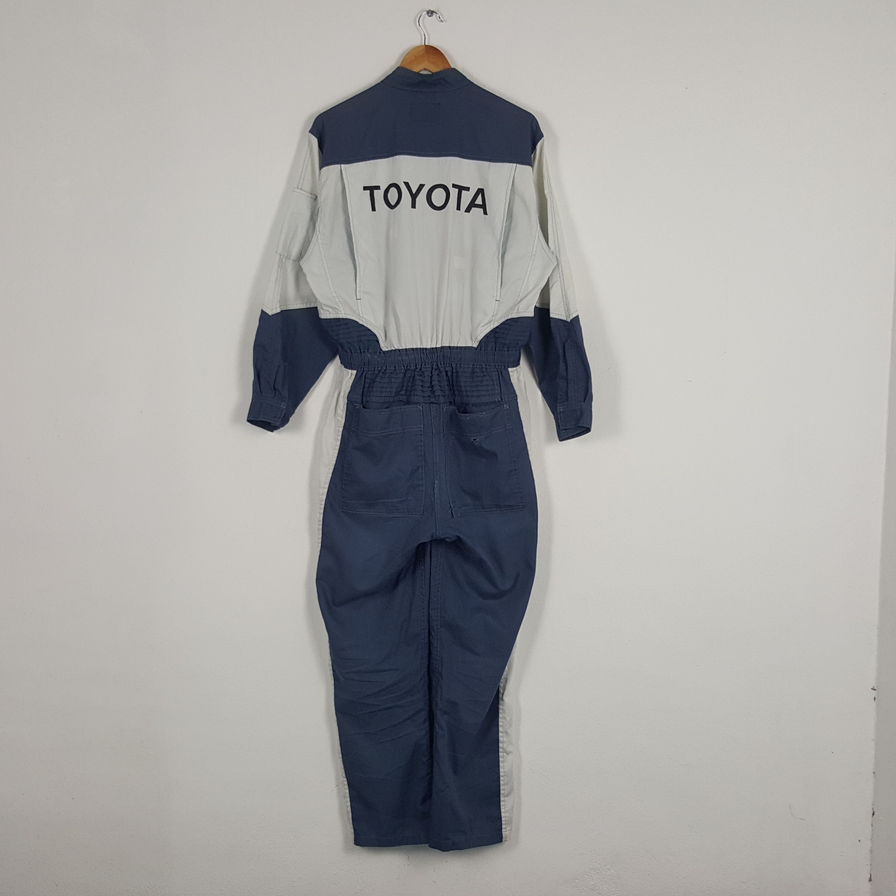 Japanese Brand × Vintage Vintage Toyota Tecno Japanese Racing Coverall Jacket Size US M / EU 48-50 / 2 - 1 Thumbnail