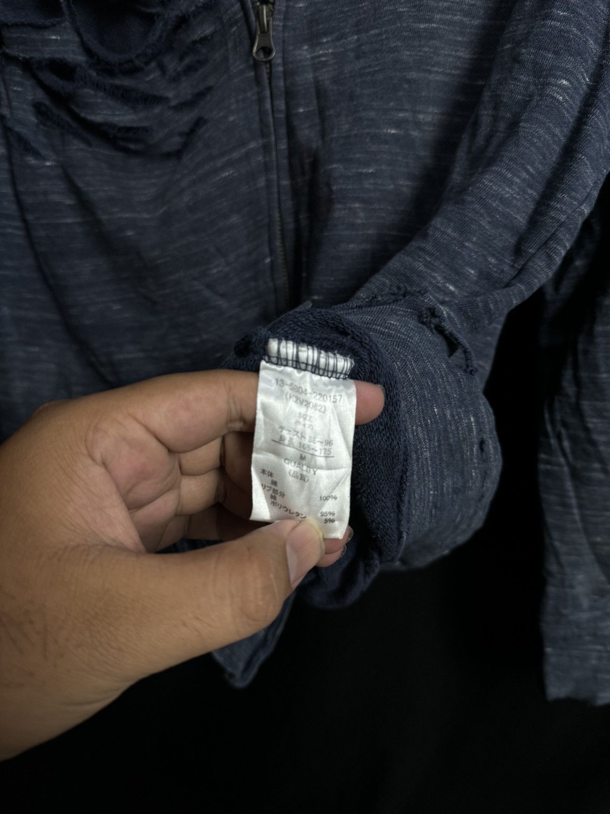 If Six Was Nine × Japanese Brand × Le Grande Bleu (L.G.B.) Distressed Hoodie Faded ALR Ifsixwasnine lgb Size US M / EU 48-50 / 2 - 8 Thumbnail