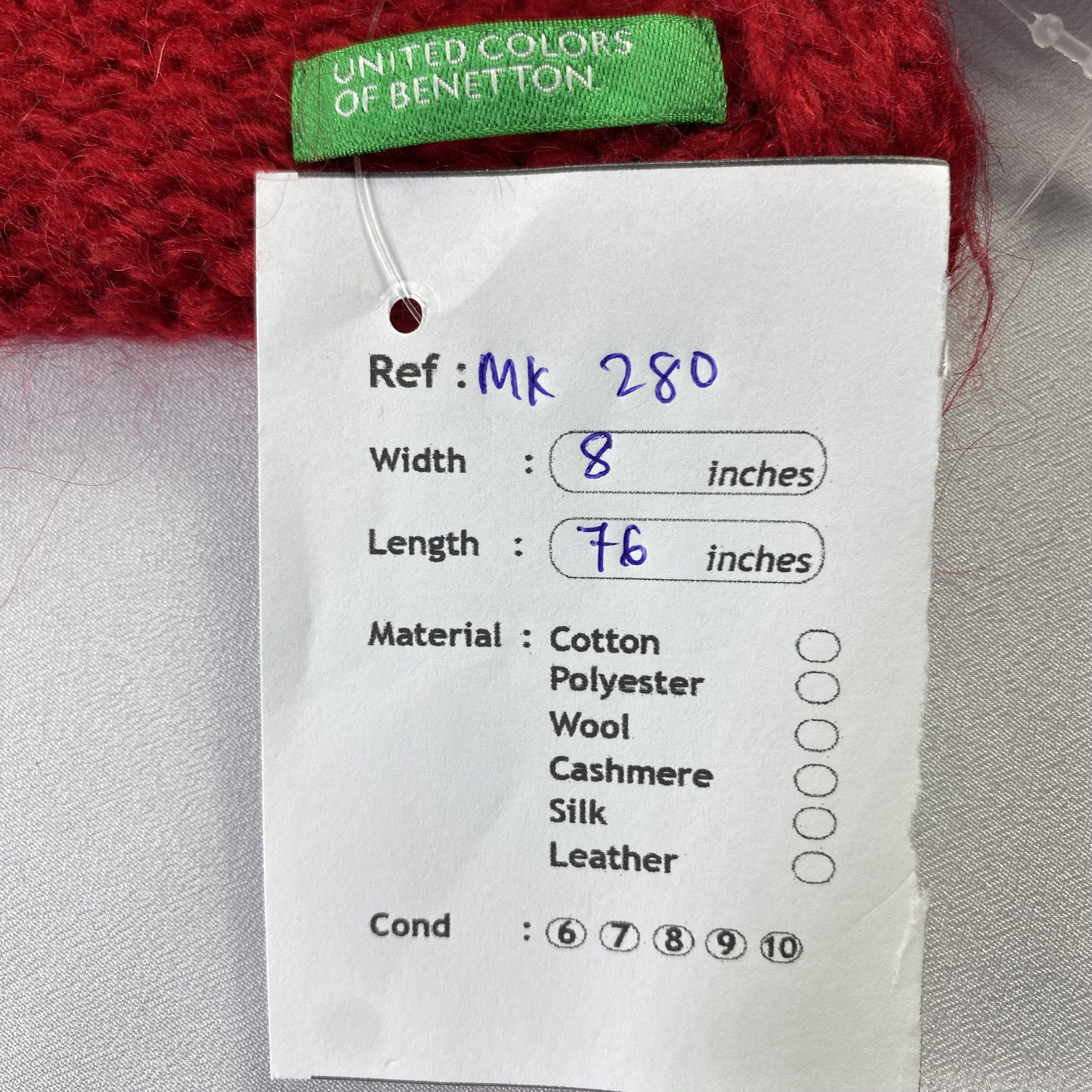 United Colors Of Benetton United Colors Of Benetton Scarf / Muffler / Neckwear Size ONE SIZE - 5 Thumbnail