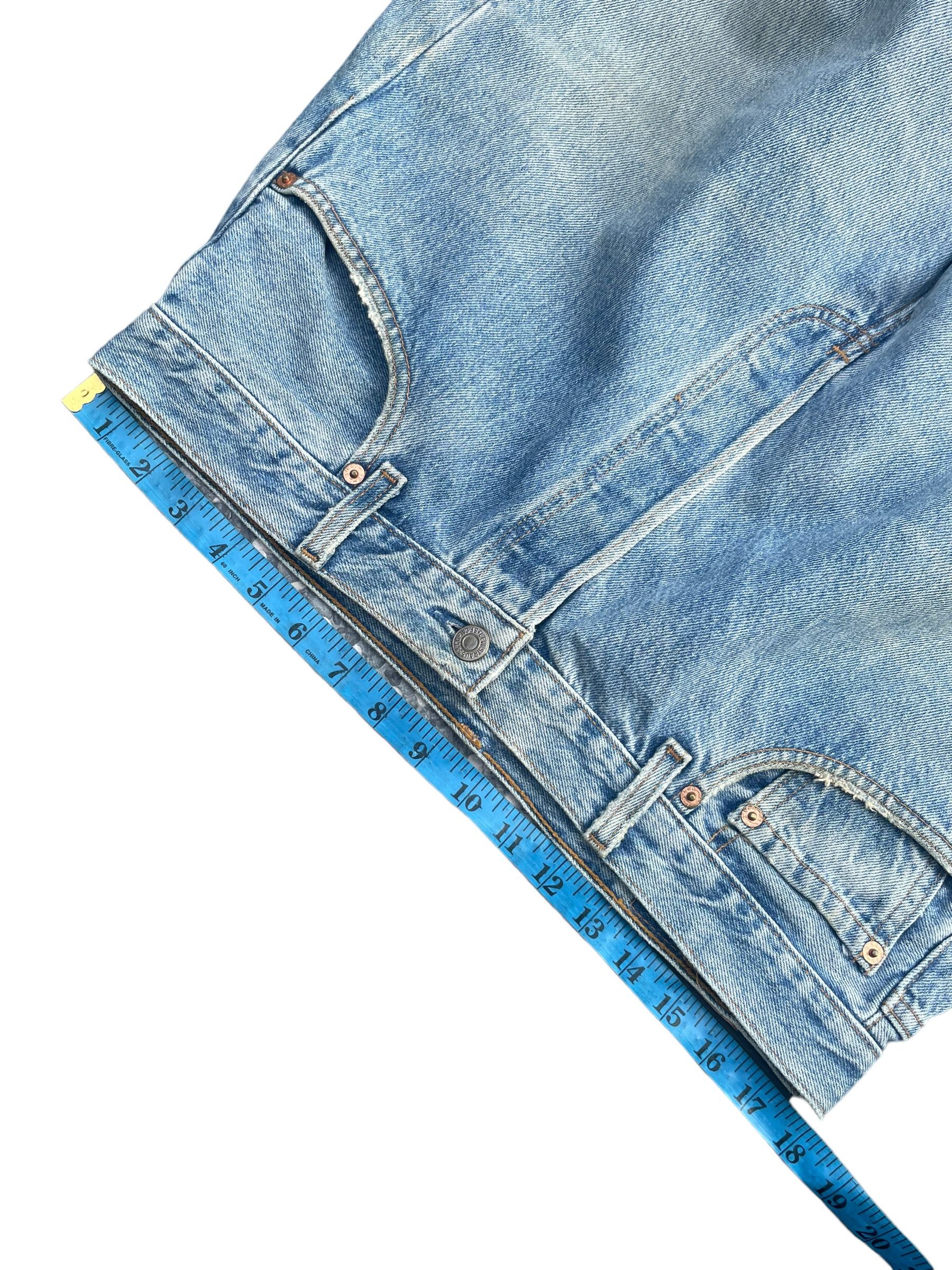 Levi's Vintage 1996 Levis 501 e Irregular Faded Distresed Size US 36 / EU 52 - 8 Thumbnail