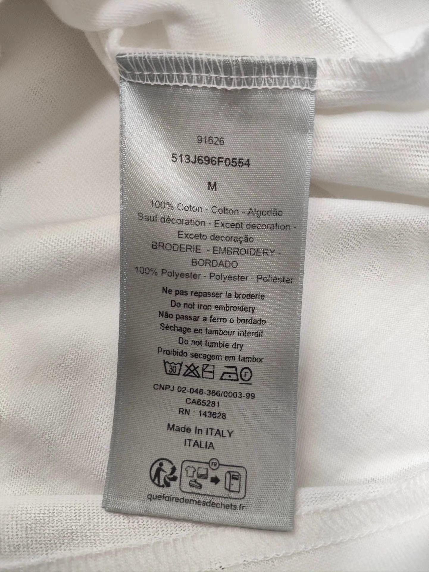 Dior DIOR Year of the Snake Logo Print Crew Neck T-Shirt K13 Size US M / EU 48-50 / 2 - 3 Thumbnail