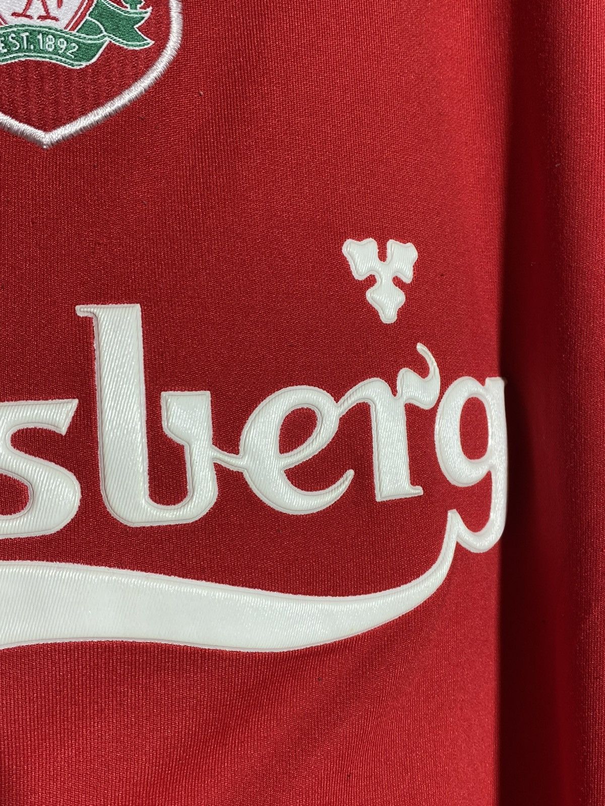 Reebok #10 Owen Liverpool FC 2002-2004 Home Reebok Football Shirt Size US L / EU 52-54 / 3 - 11 Thumbnail