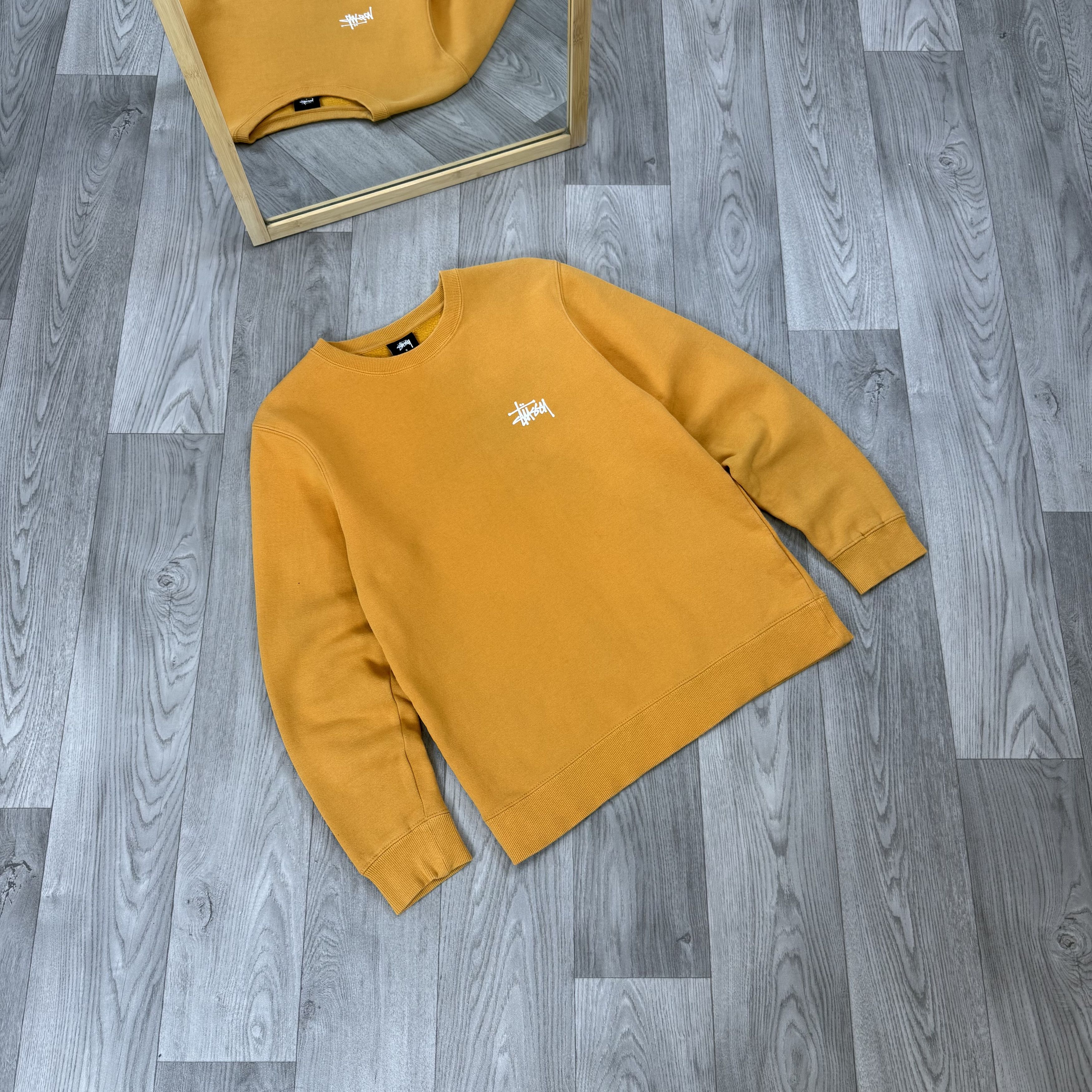 Stussy Vintage Stussy Graphic Yellow Crewneck Sweatshirt Size US S / EU 44-46 / 1 - 5 Thumbnail