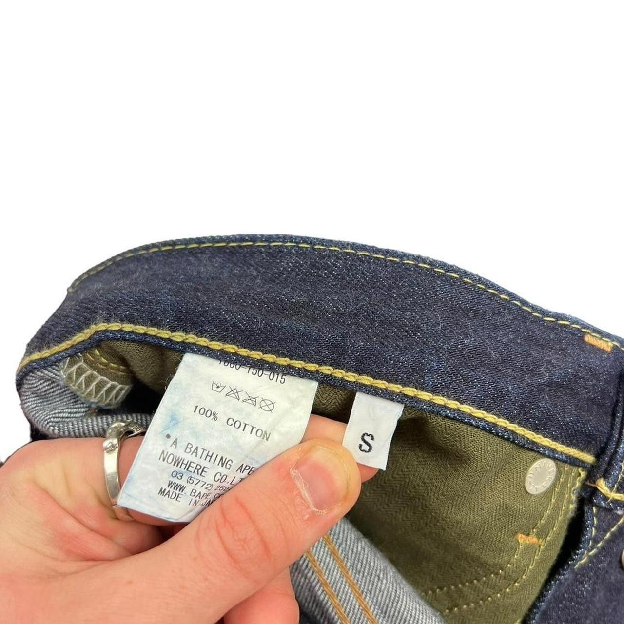 Bape Vintage Bape Embroidered Star Bapesta Jeans - Waist: 32” Size US 32 / EU 48 - 5 Thumbnail