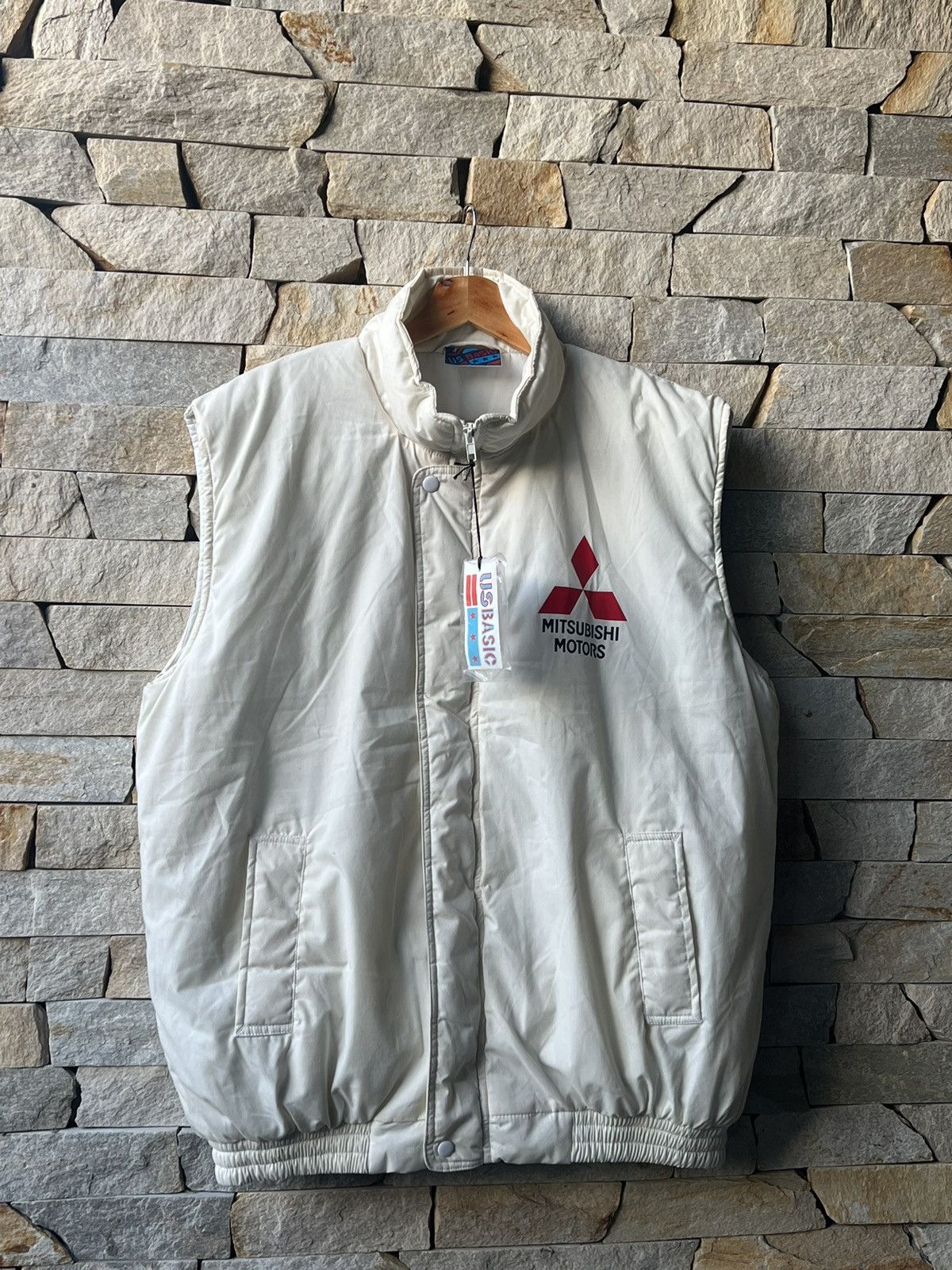 Vintage Mitsubishi Vintage Big Logo New Vests Size US M / EU 48-50 / 2 - 2 Thumbnail