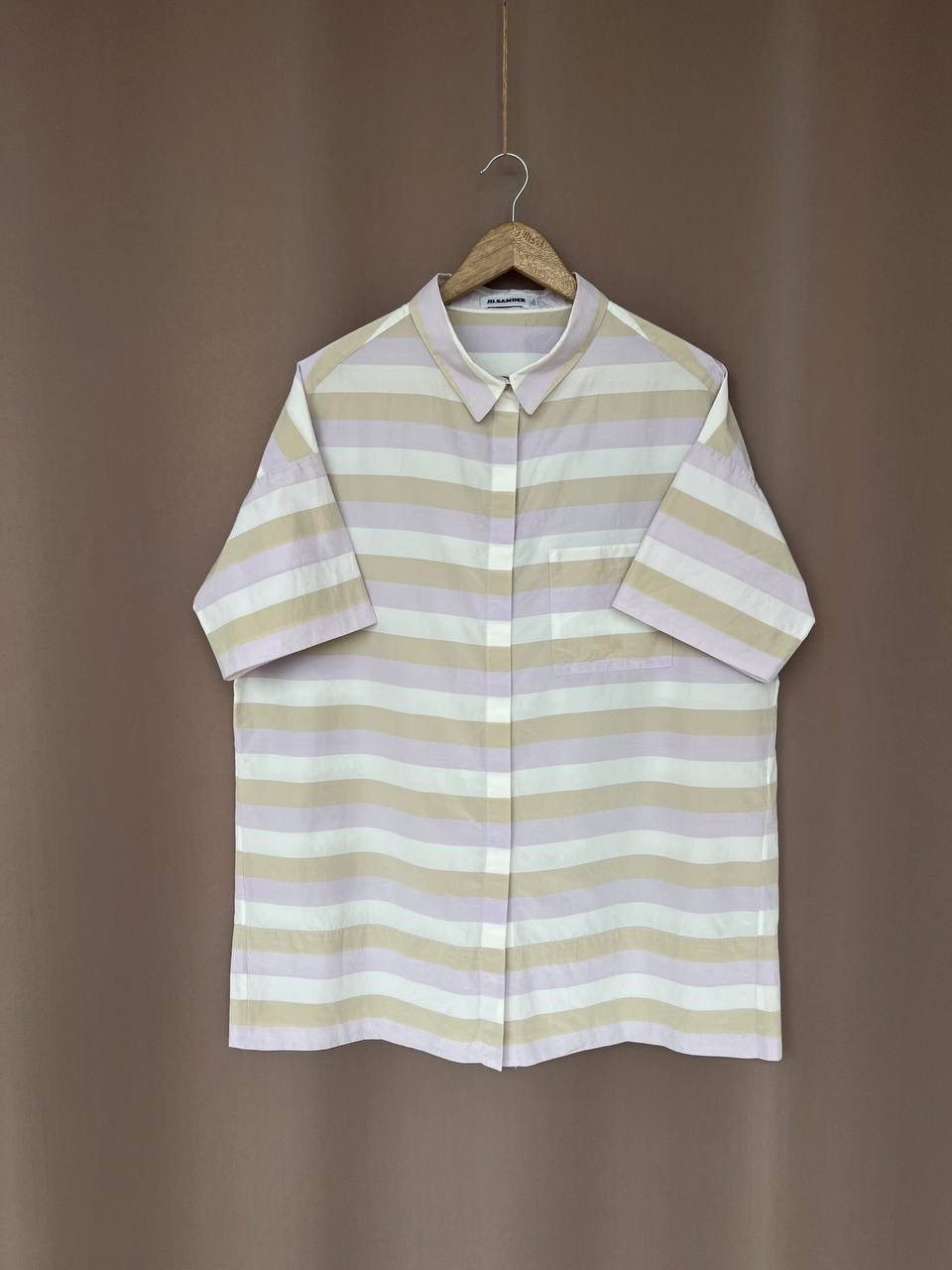 Jil Sander Jil Sander Striped Button Up Shirt Mens Size XL Collared Size US XL / EU 56 / 4 - 1 Thumbnail