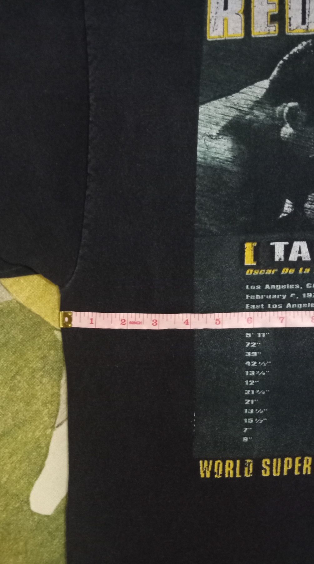 Rap Tees × Vintage Vintage De La Hoya vs Mosley II Redemption Promo T-shirt Size US L / EU 52-54 / 3 - 19 Thumbnail