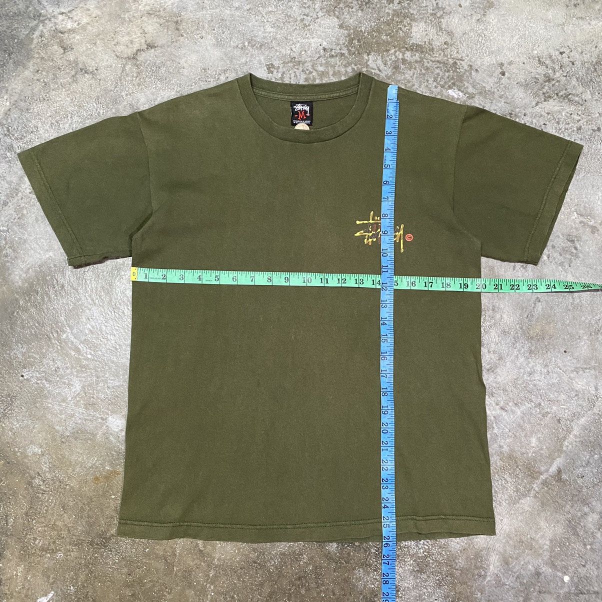Stussy × Vintage VINTAGE STUSSY SIGN CAMO T SHIRT Size US M / EU 48-50 / 2 - 10 Thumbnail