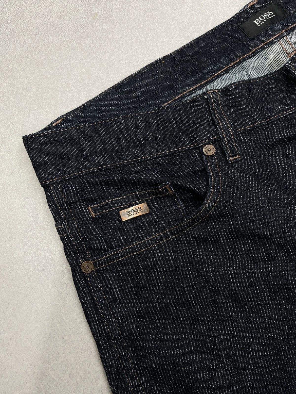 Hugo × Hugo Boss Mens Hugo Boss Delaware Denim Jeans Navy Size 34 Size US 34 / EU 50 - 8 Thumbnail
