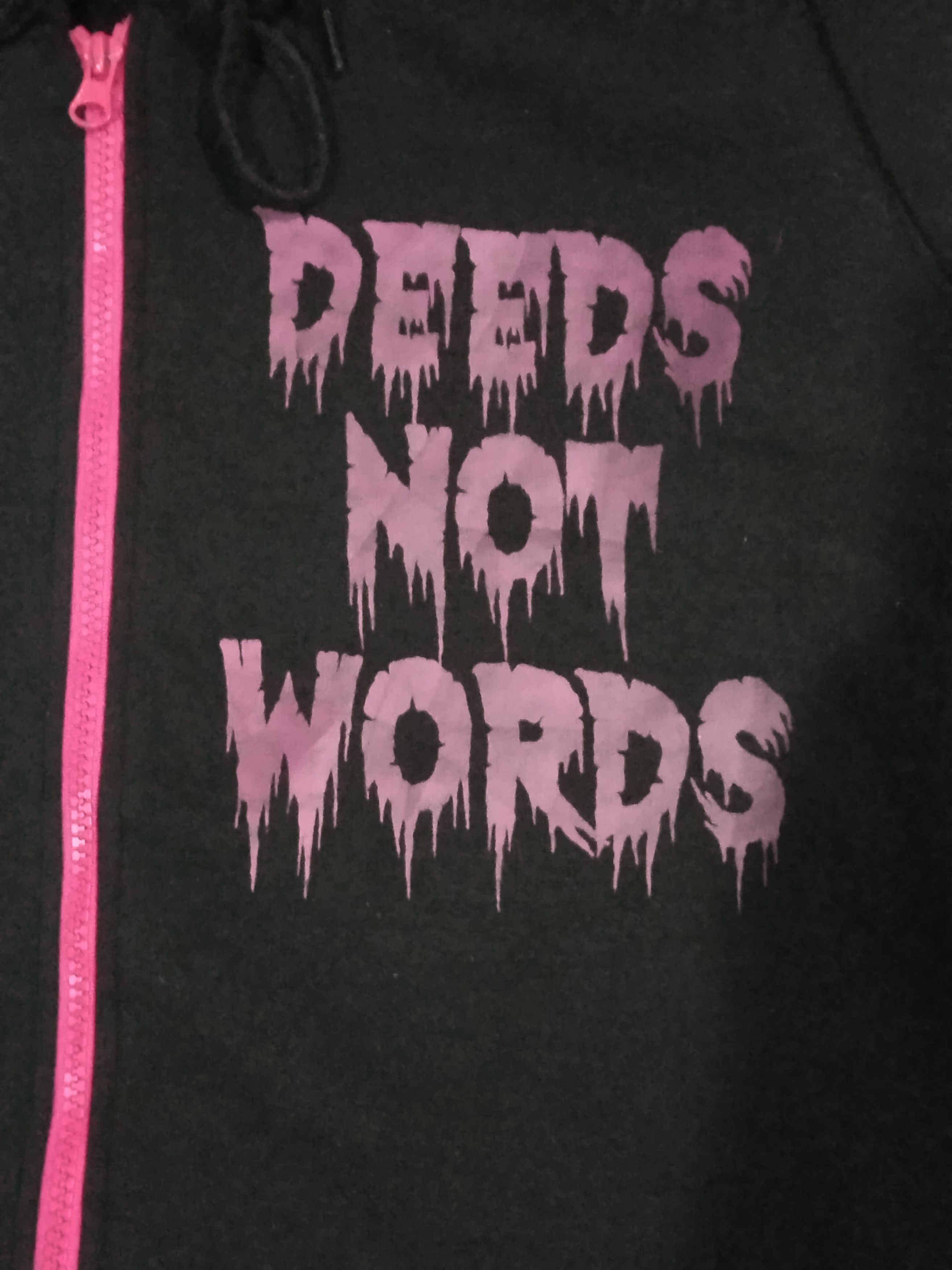 Japanese Brand Japanese Brand Banana Trip "Deeds Not Words" Slogan Hoodie Size US L / EU 52-54 / 3 - 4 Thumbnail