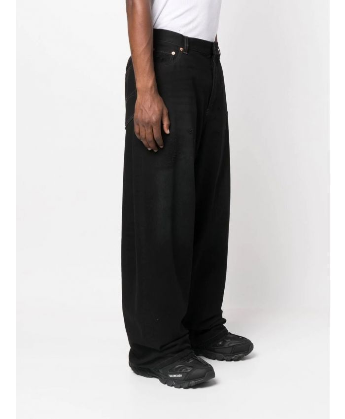Balenciaga o1mt1gz1224 Dup / Large Baggy Jeans in Black Size US 30 / EU 46 - 2 Thumbnail