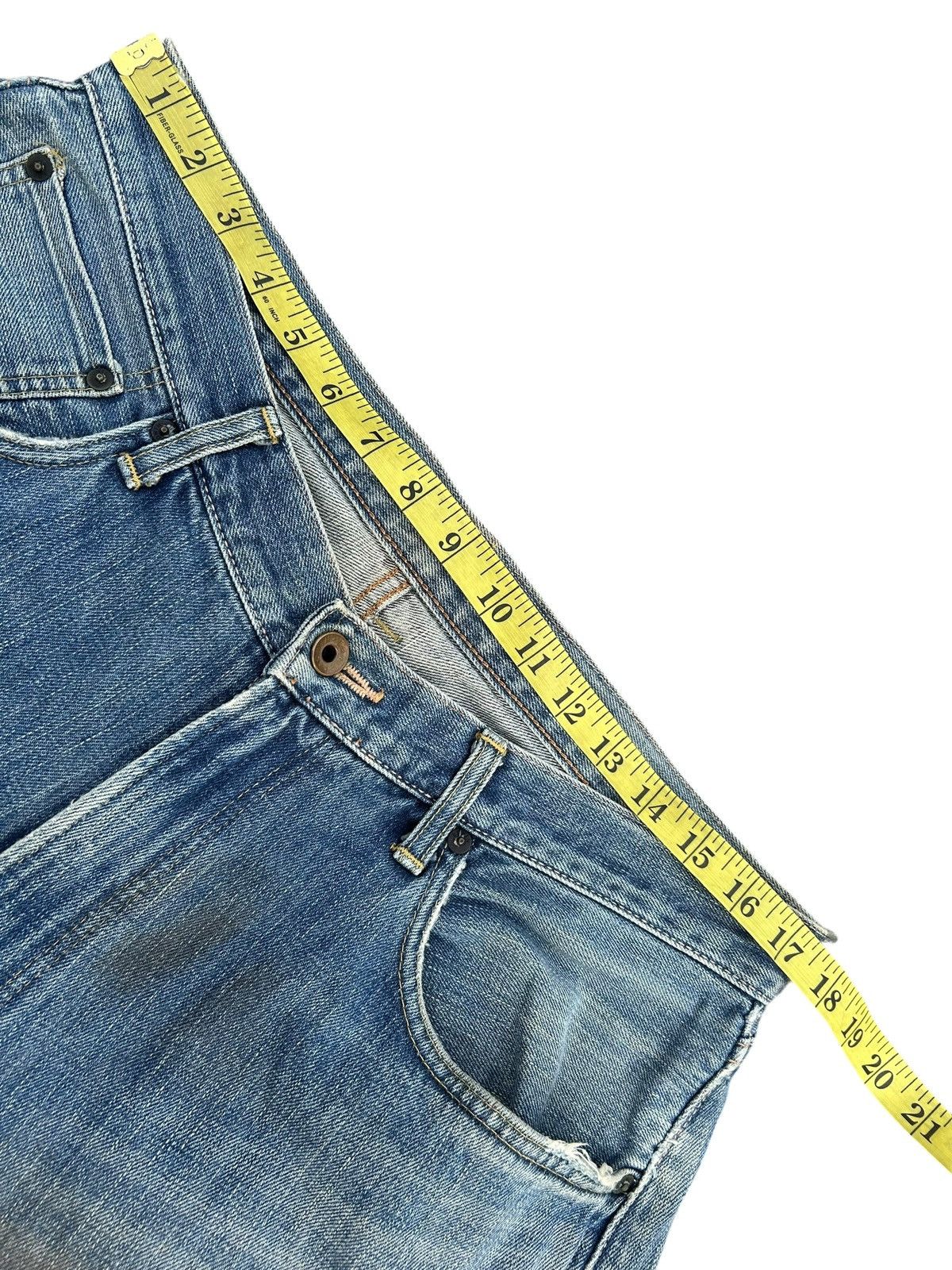 Kapital Thrashed Vintage Edwin 505 Selvedge Dirty Denim Jeans Size US 35 - 14 Thumbnail