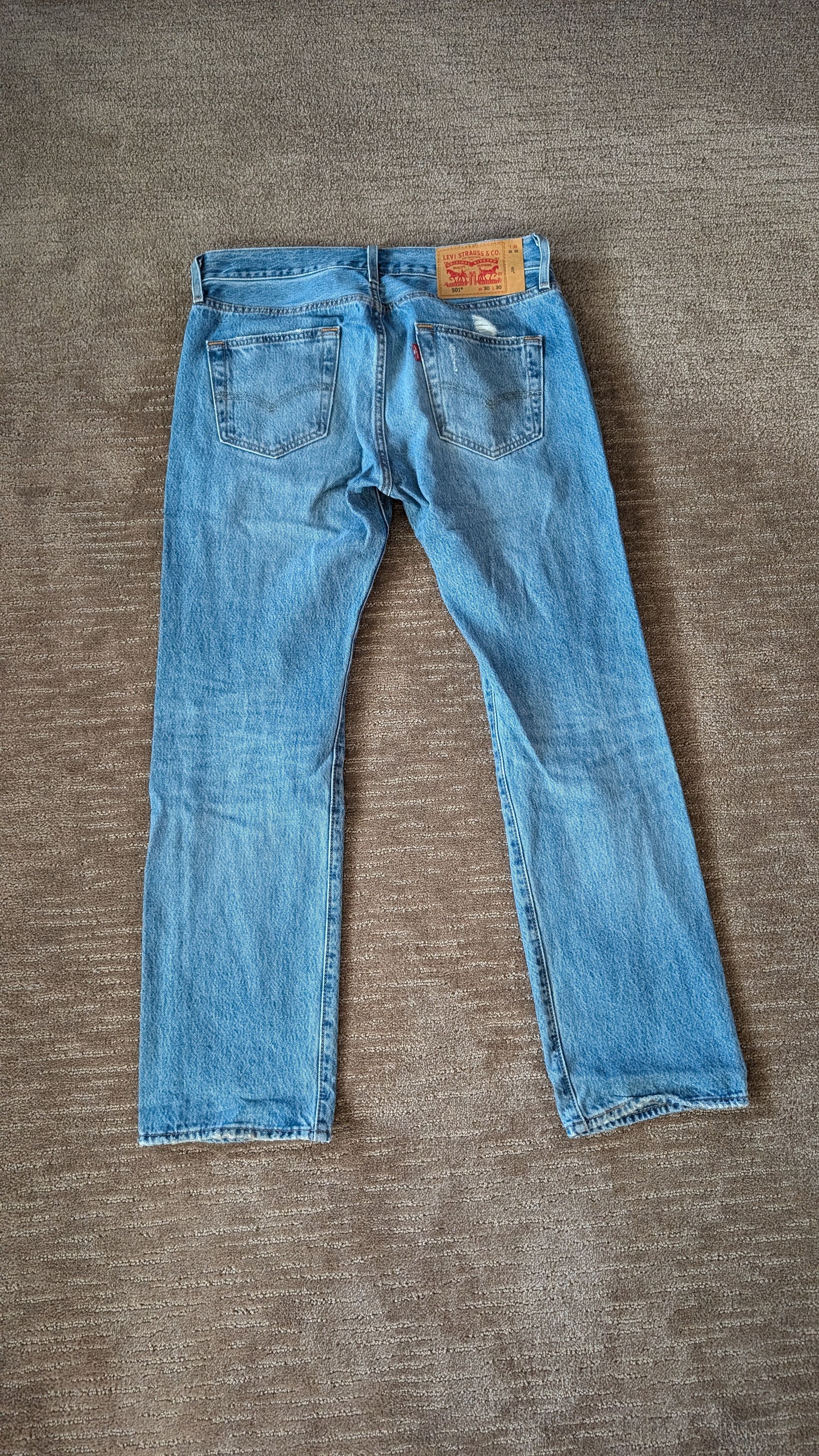Levi's Levi's 501 Ripped Jeans Size US 30 / EU 46 - 2 Thumbnail