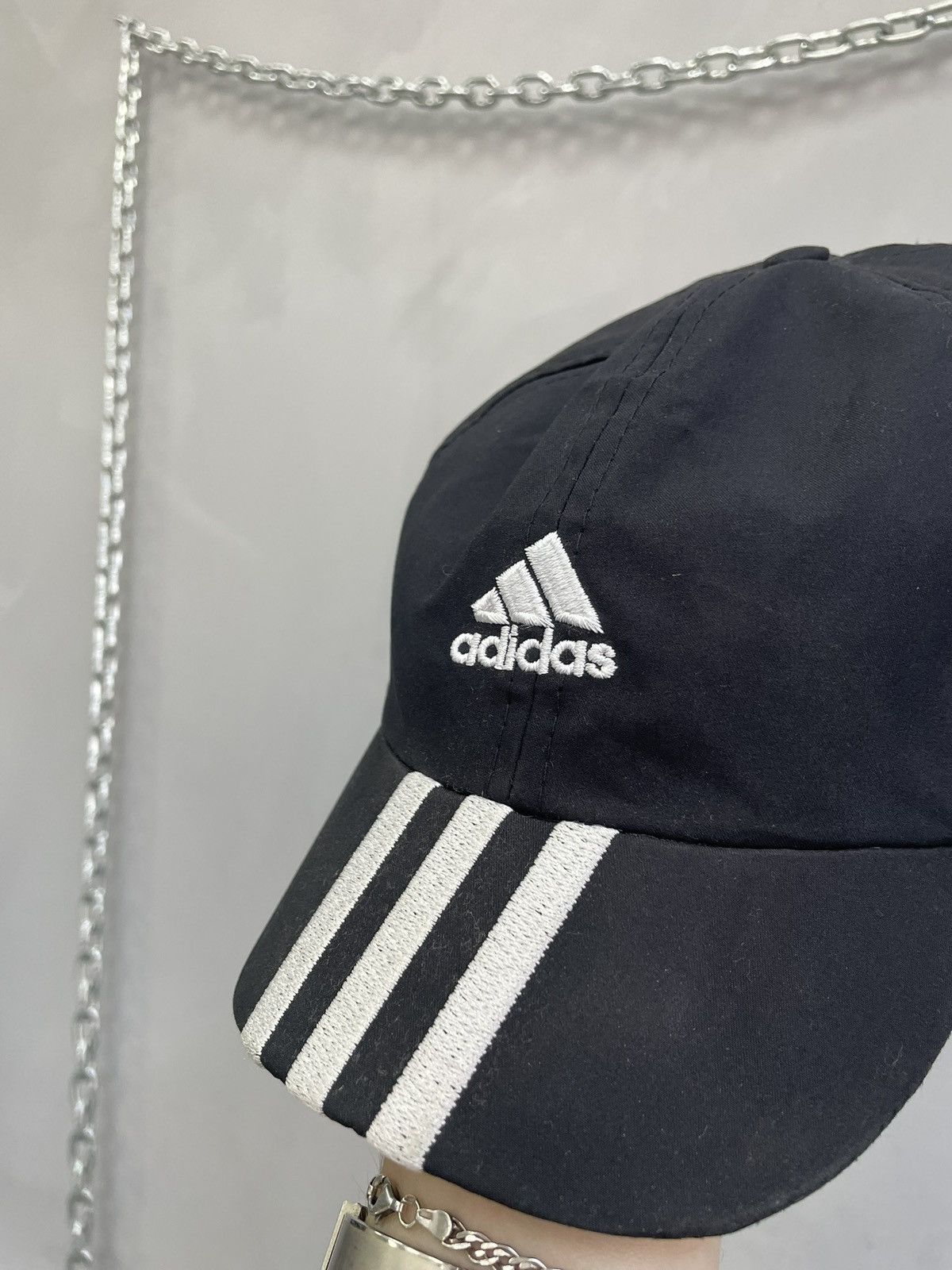 Adidas Adidas Y-3 style Three Stripes Classic Logo cap hat Size ONE SIZE - 9 Thumbnail