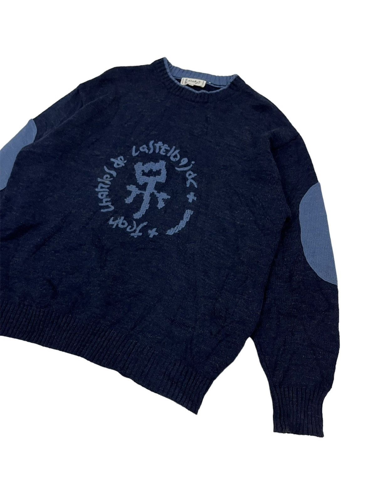 Jean Charles De Castelbajac × Vintage Vintage Castelbajac Logo Knit Sweater Size US L / EU 52-54 / 3 - 2 Thumbnail