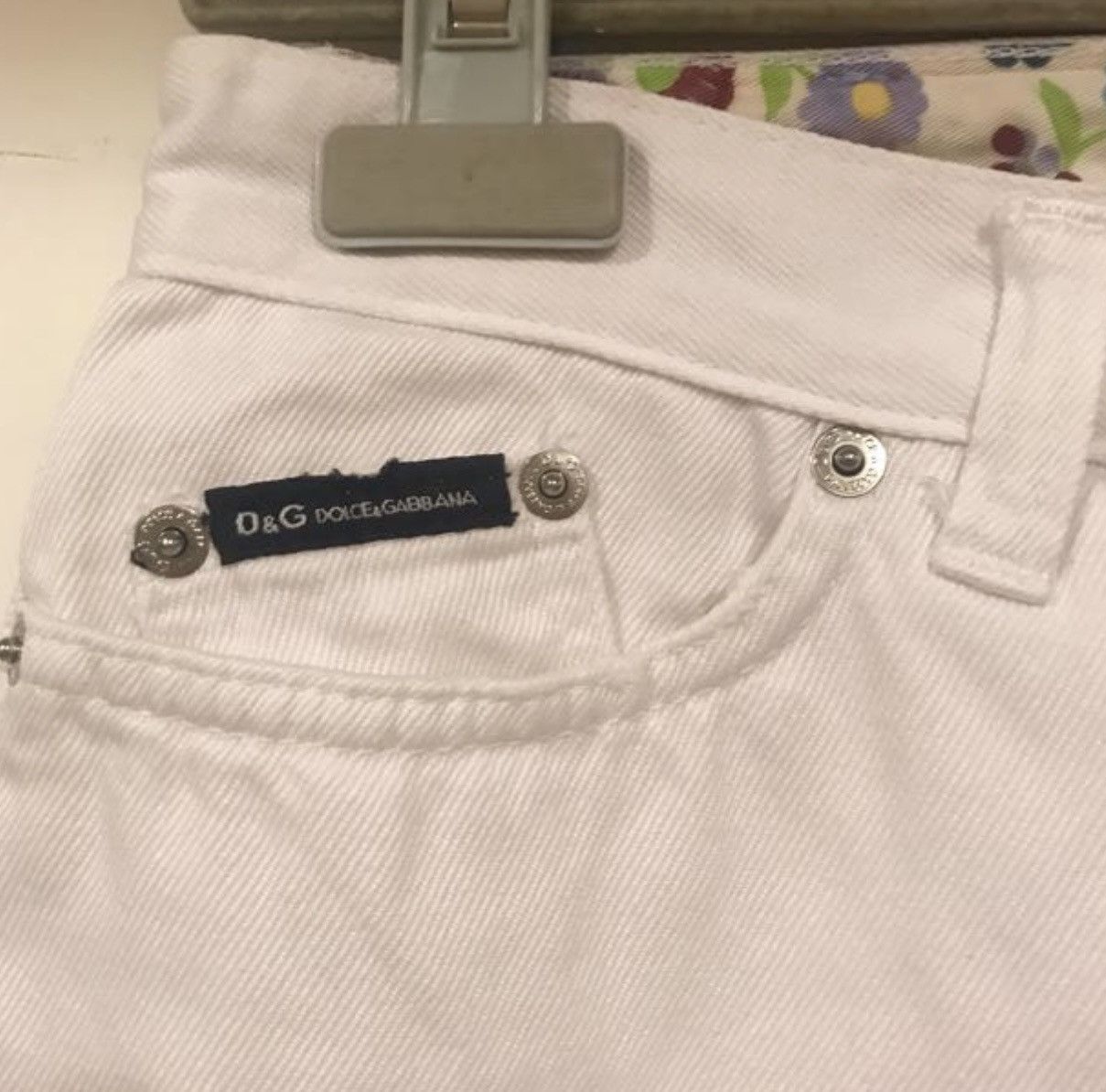 Dolce & Gabbana Dolce & Gabbana D&G white jeans Size 27" / US 4 / IT 40 - 3 Thumbnail