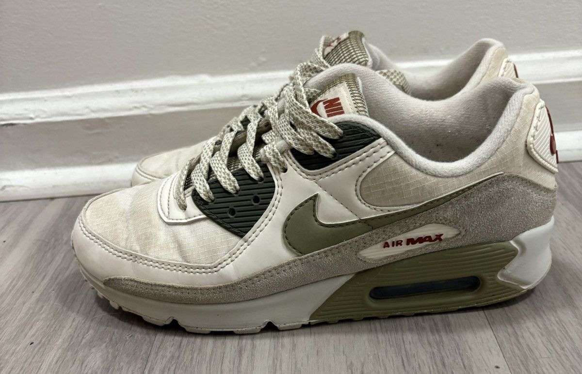 Nike Mens Size 7.5 - Nike Air Max 90 Phantom Neutral Olive Size US 7.5 / EU 40-41 - 2 Thumbnail