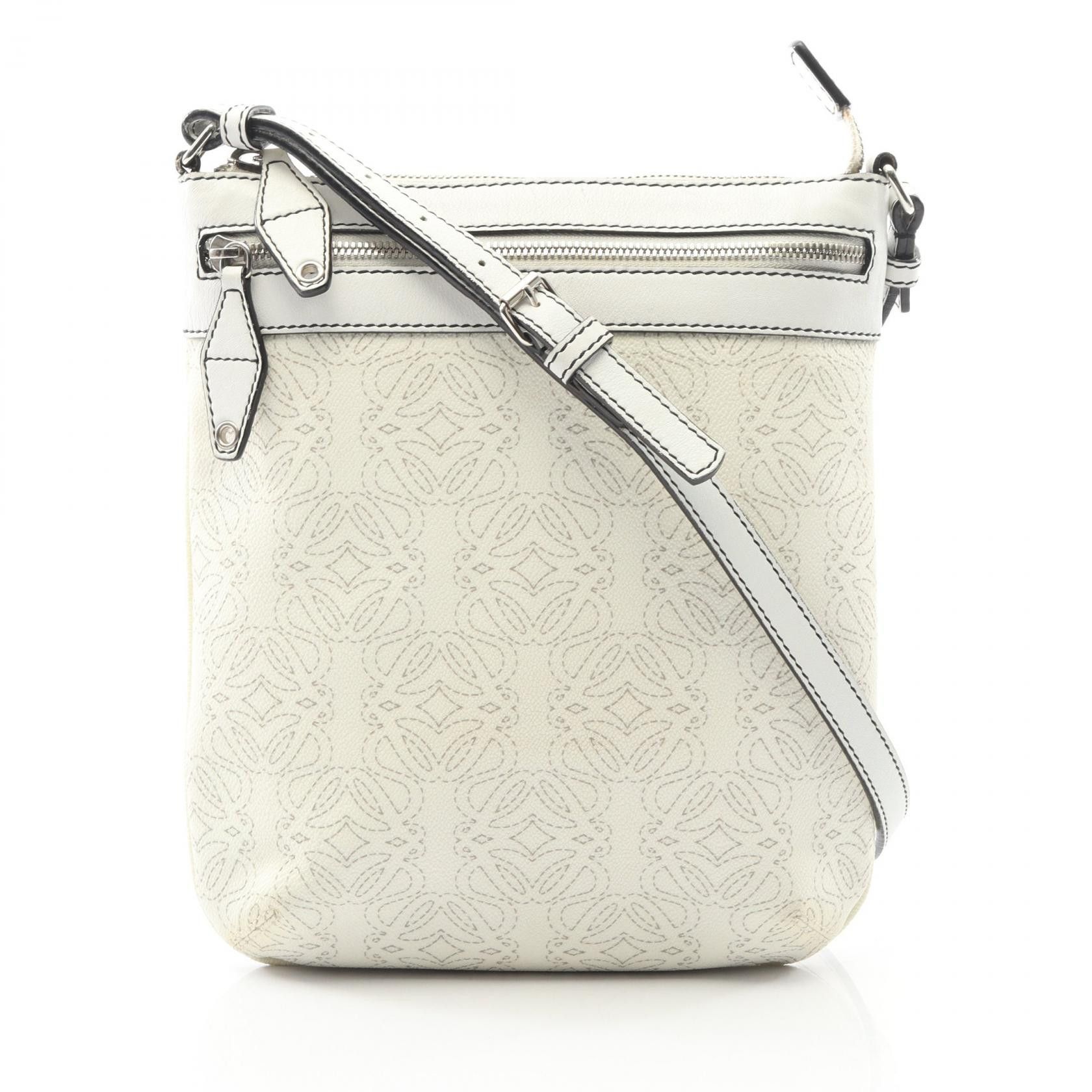 Loewe Loewe Loewe Anagram Coated Canvas Leather Shoulder Bag Plastic / Synthetic Shoulder Bag DUTY FREE for USA Size ONE SIZE - 1 Thumbnail