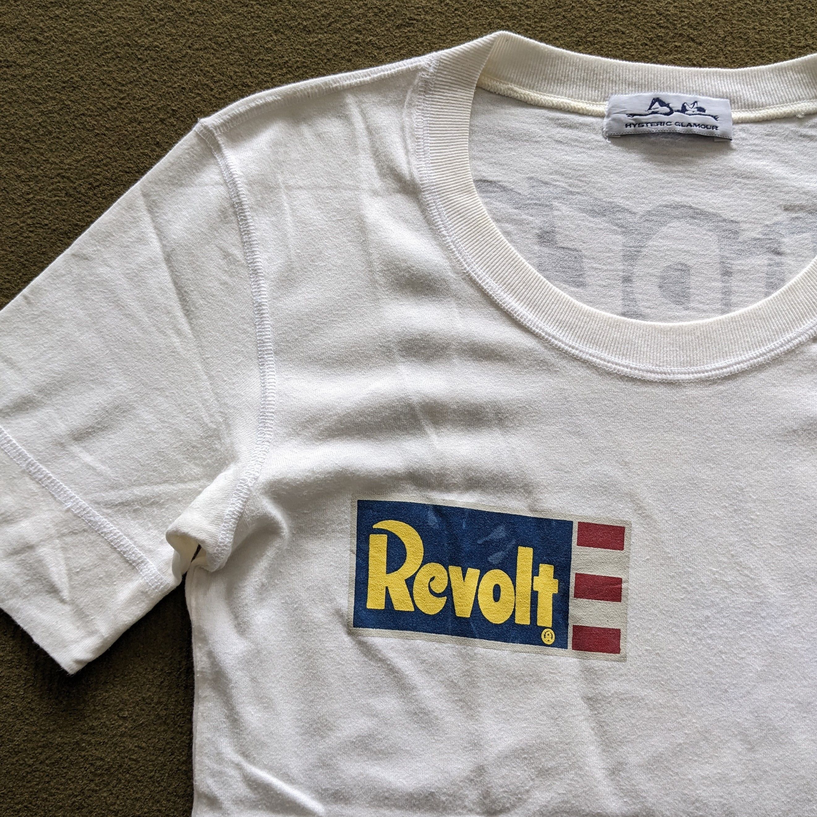 Hysteric Glamour Vintage HYSTERIC GLAMOUR x Revolt Japanese Brand T-shirt Size US XS / EU 42 / 0 - 3 Thumbnail