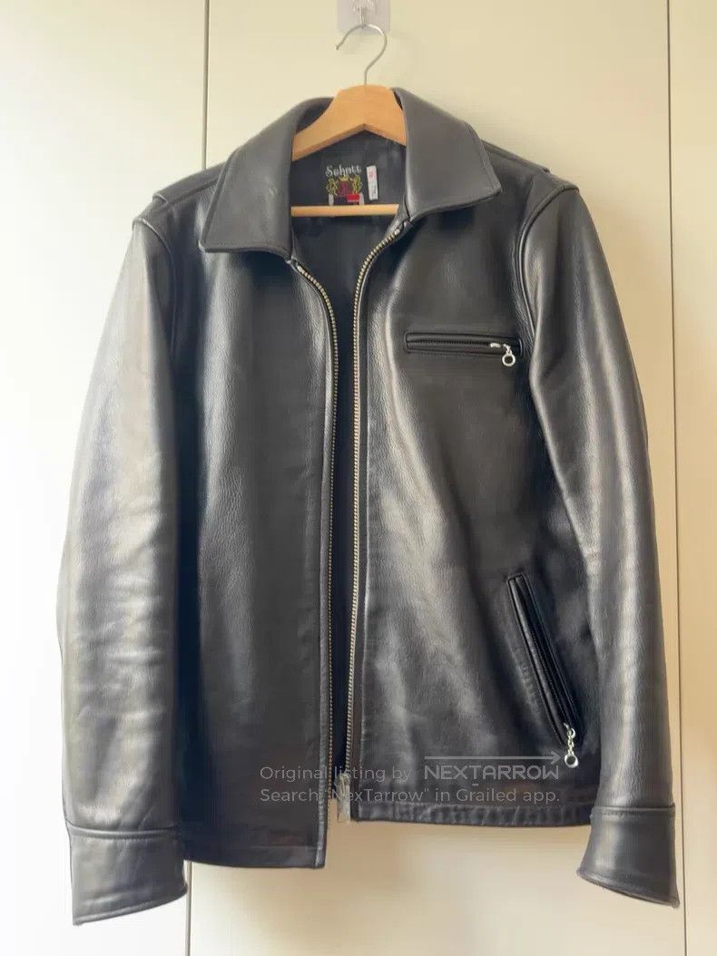 Schott Schott Leather coat Size US L / EU 52-54 / 3 - 1 Thumbnail
