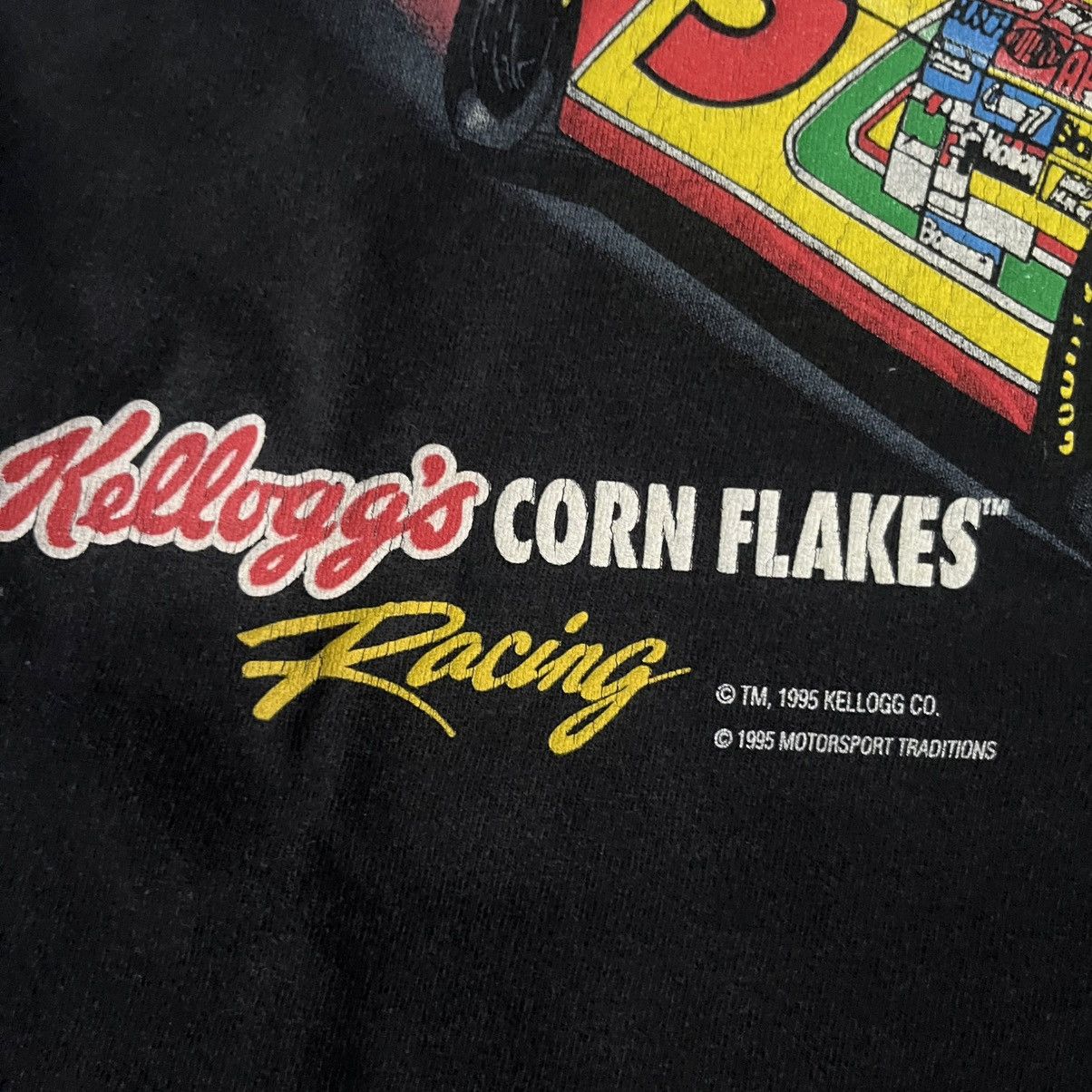 NASCAR Vintage 94 NASCAR Terry Labonte Corn Flakes Racing T-shirt Size US L / EU 52-54 / 3 - 5 Thumbnail