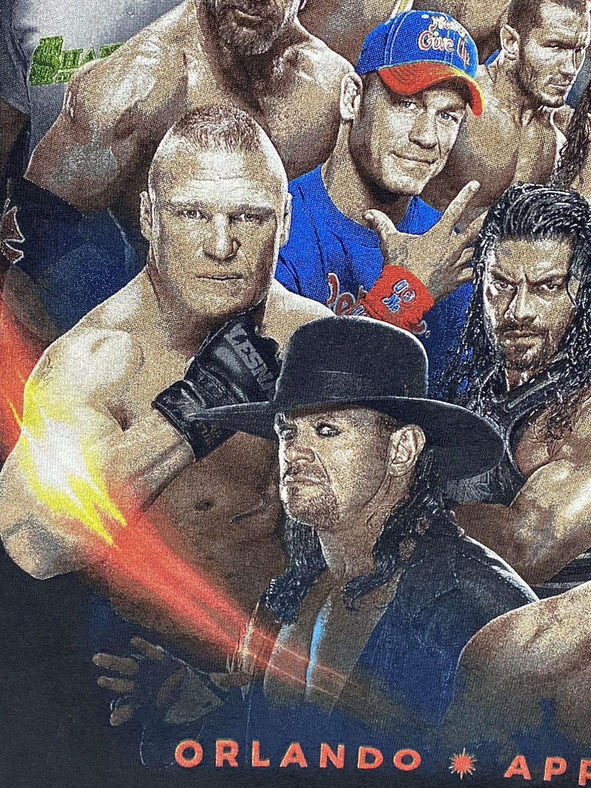 Vintage × WWE Wrestlemania 2017 (Orlando, FL) t shirt (sz Boys L) Size US S / EU 44-46 / 1 - 10 Thumbnail