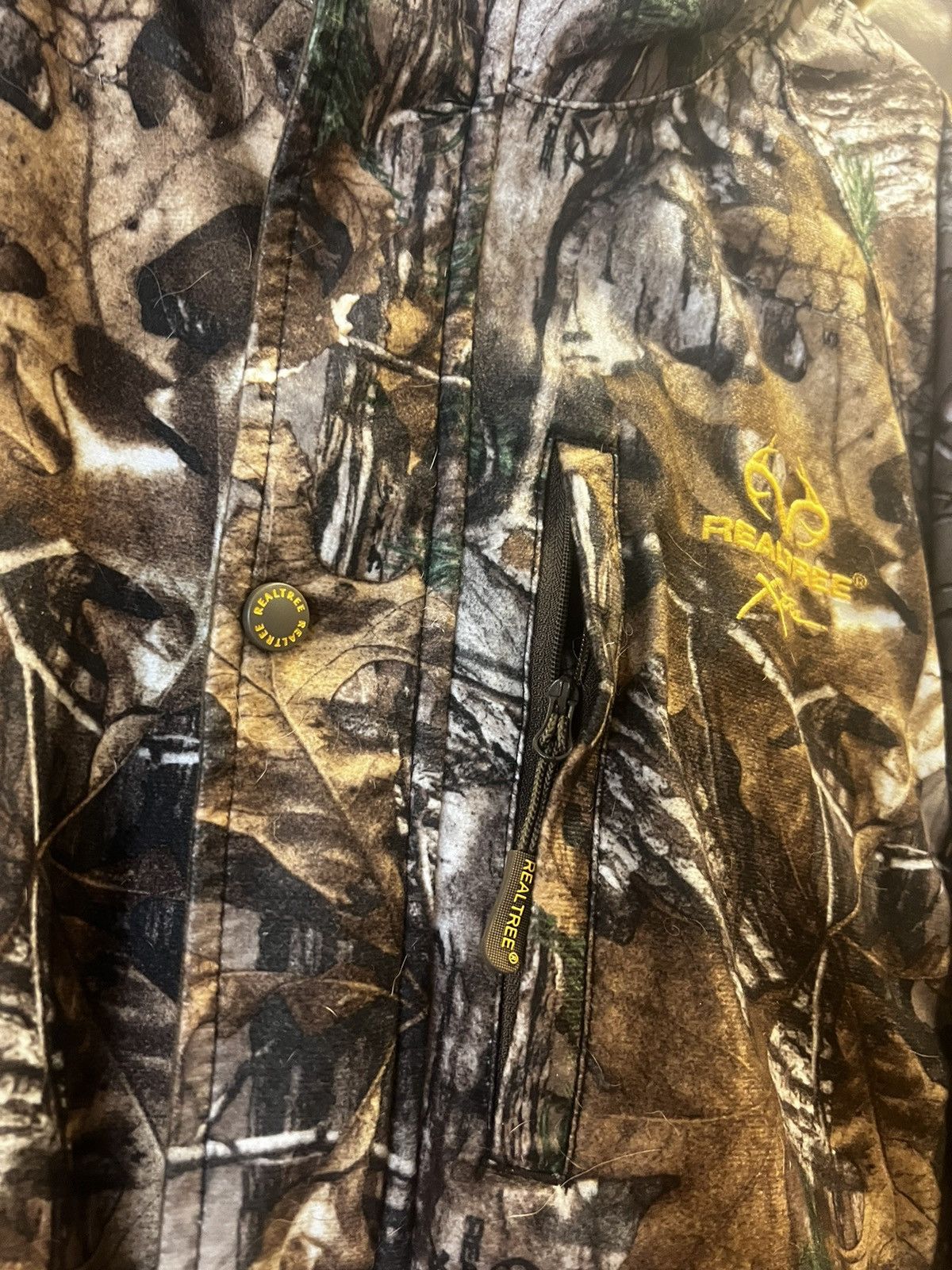 Realtree REALTREE Camo Full Zip Hooded Jacket Size US XL / EU 56 / 4 - 3 Thumbnail