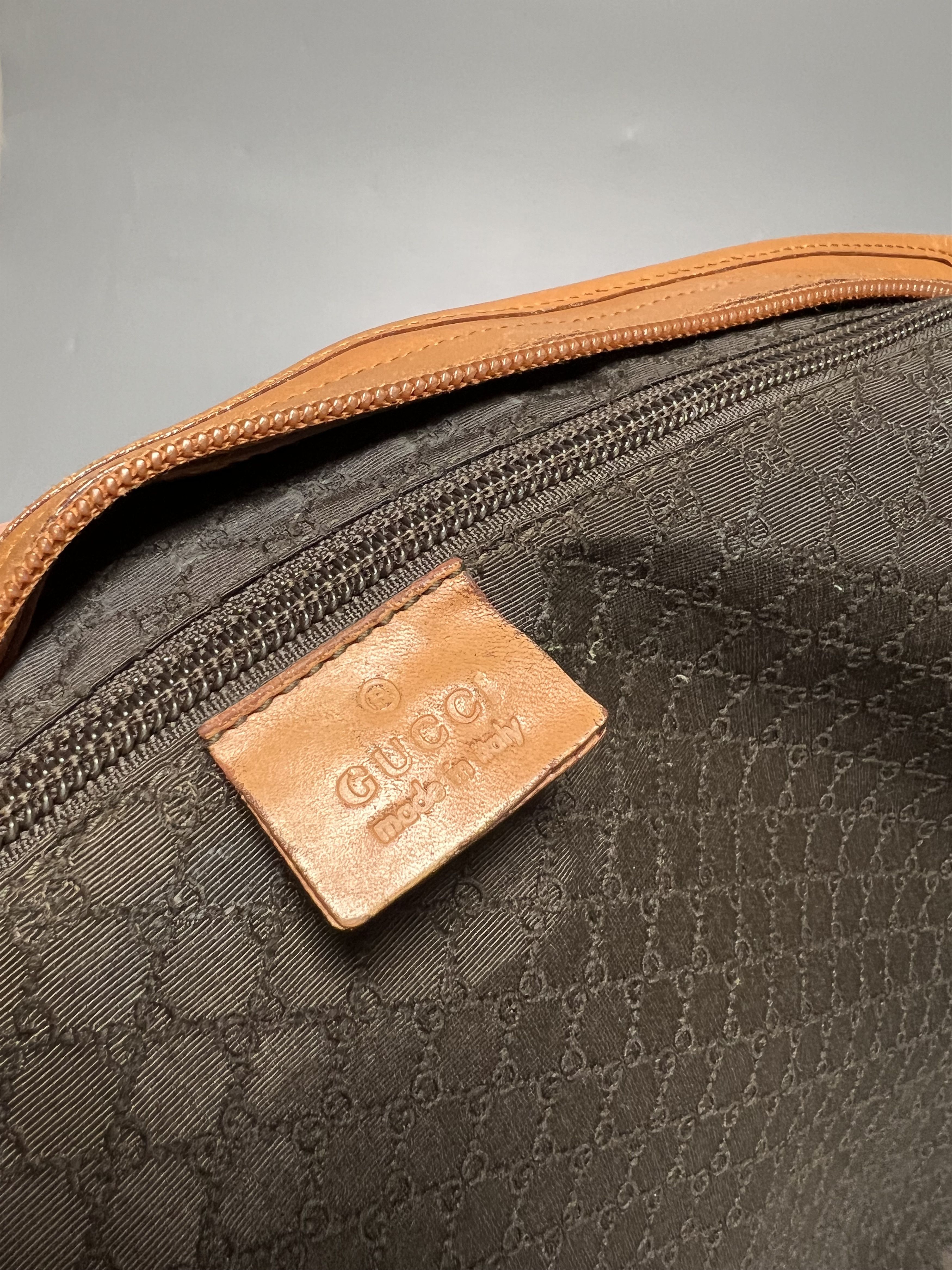 Gucci Rare Gucci Vintage Brown Shoulder Bag Size ONE SIZE - 15 Thumbnail