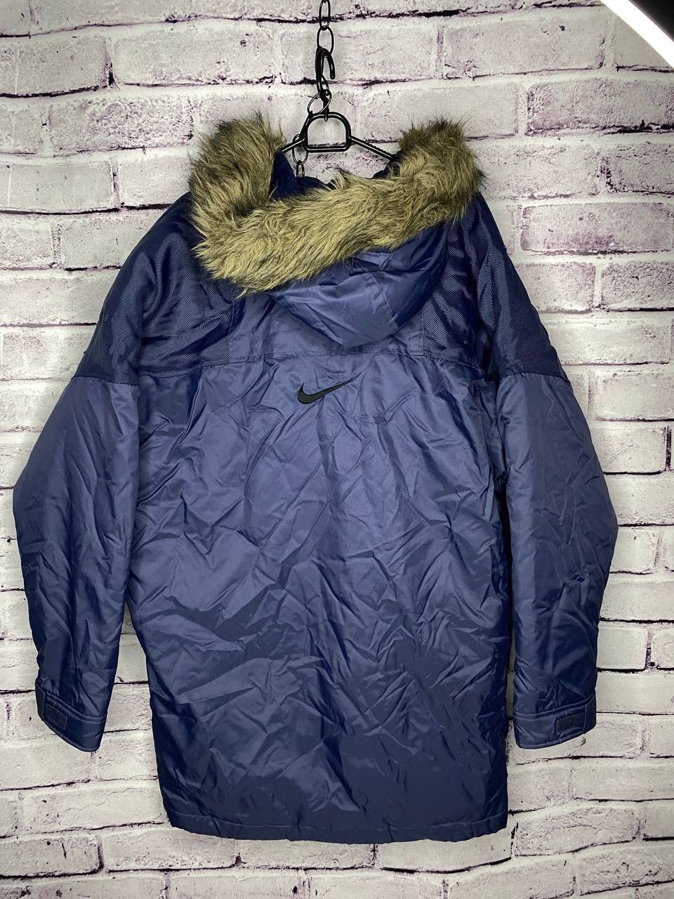 Nike Nike Vintage 90s Small Logo Blue Down Jacket Winter Parkas Size US L / EU 52-54 / 3 - 21 Thumbnail